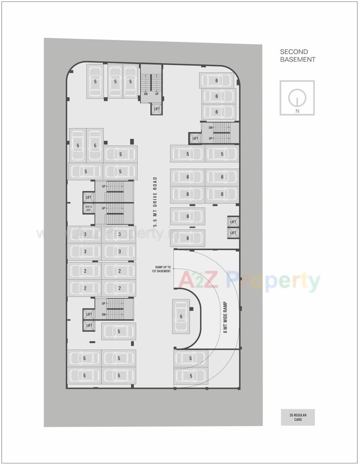 Layout of real estate project @ Eight located at Bodakdev, Ahmedabad, Gujarat