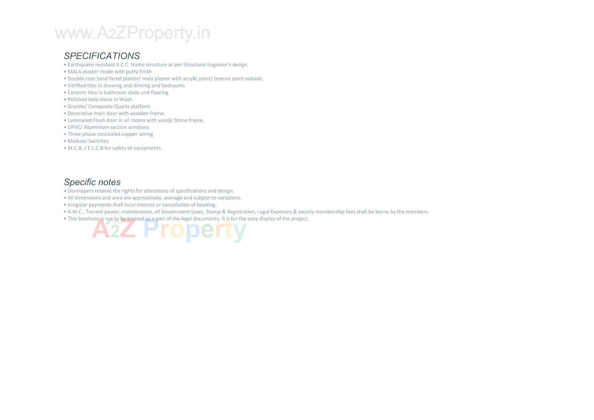  of real estate project 24 Carat Saffron located at Wadaj, Ahmedabad, Gujarat