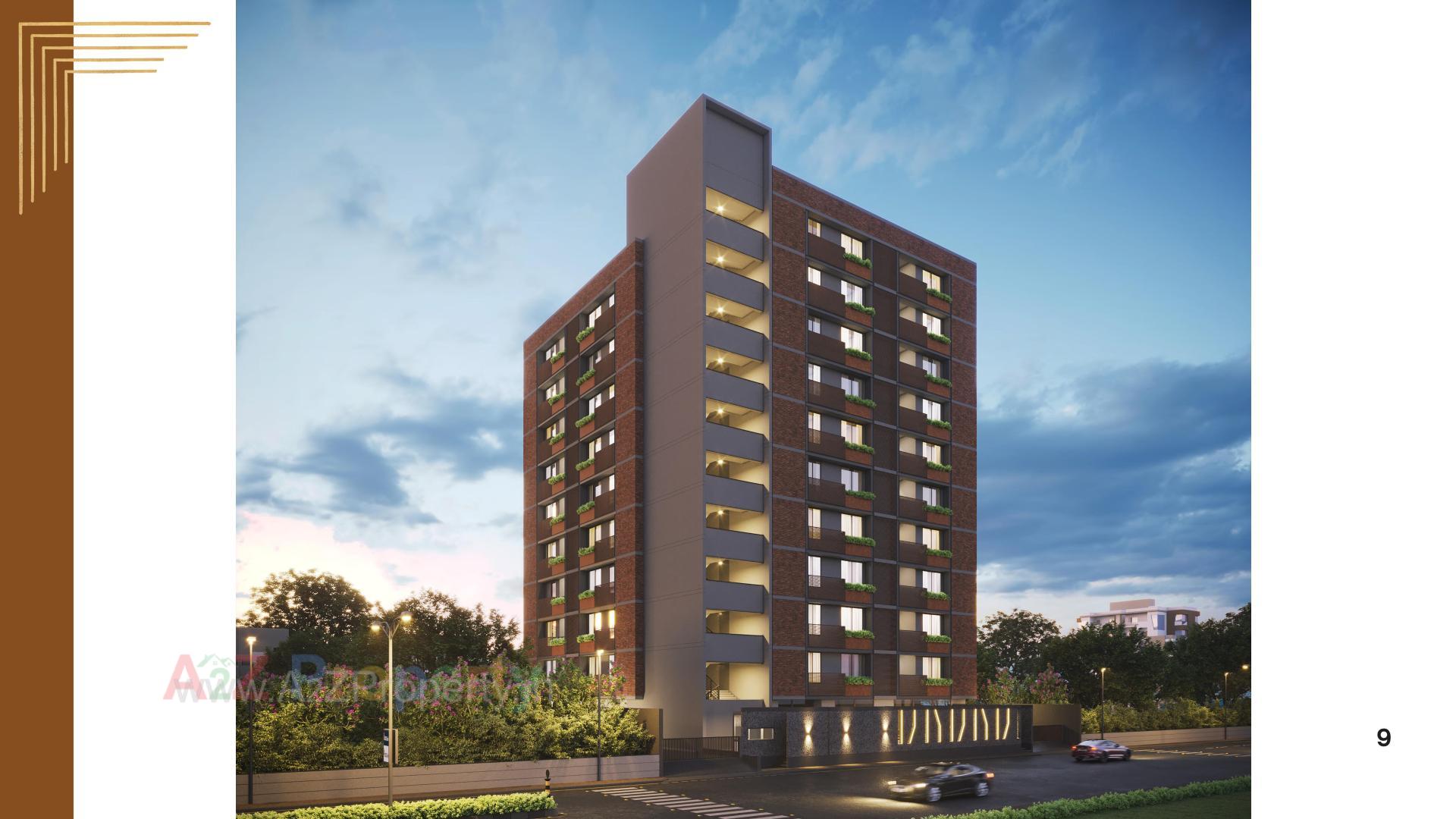 3D Elevation of real estate project 24 Karat located at Ahmedabad, Ahmedabad, Gujarat