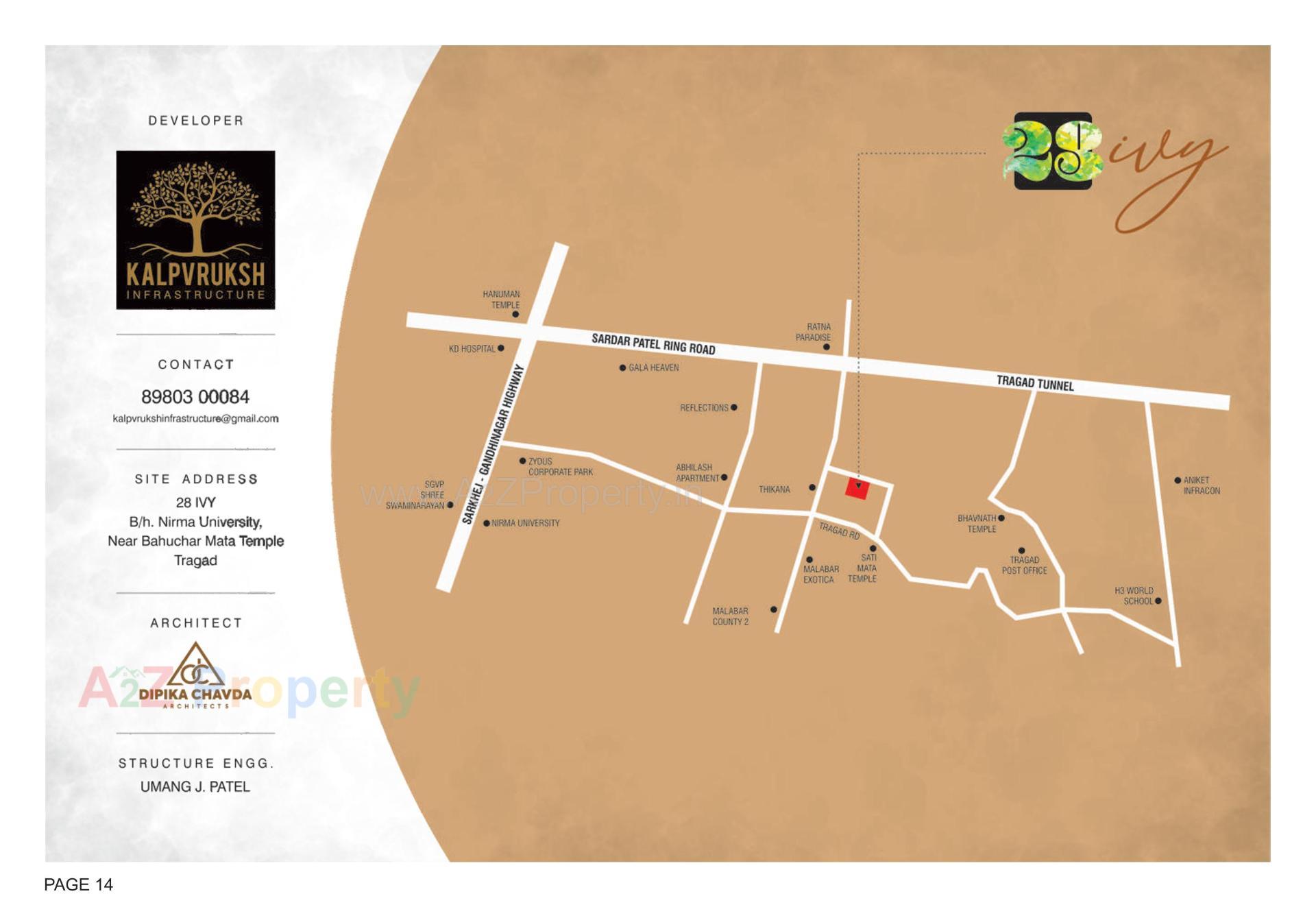  of real estate project 28 Ivy located at Tragad, Ahmedabad, Gujarat