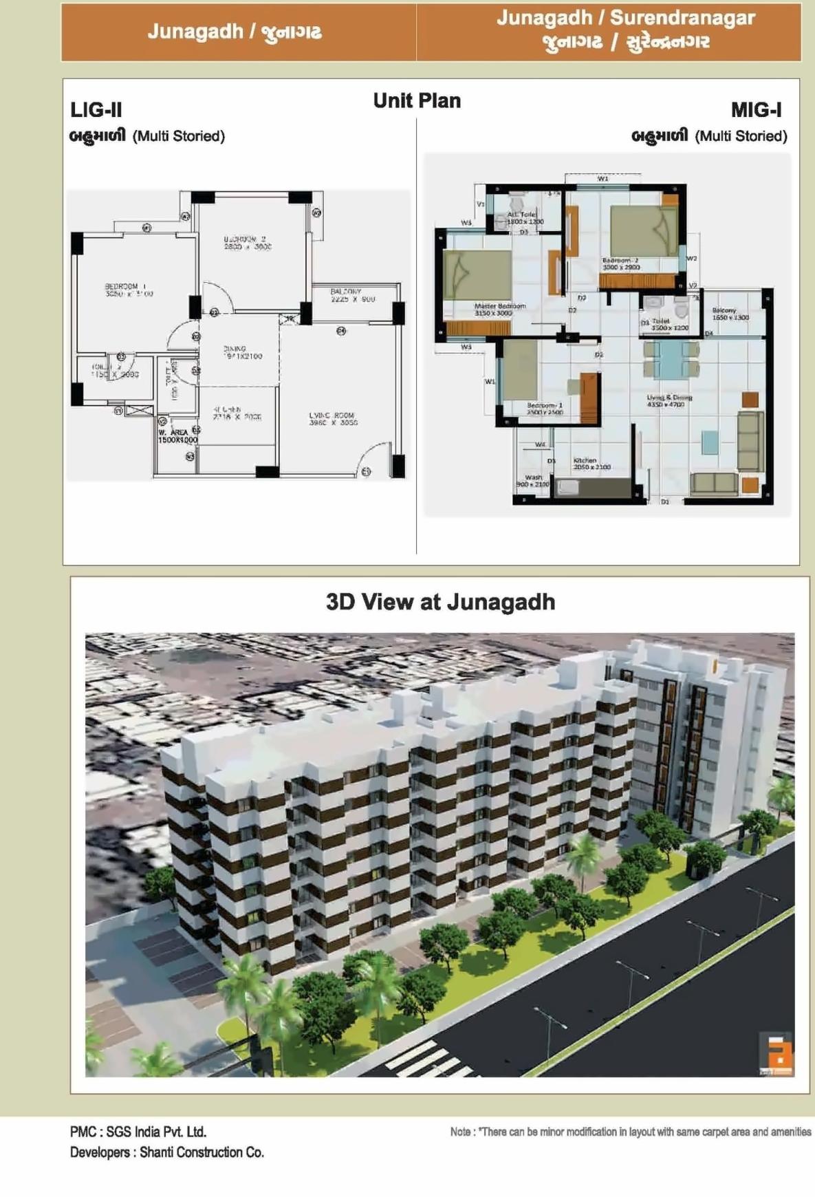 Layout of real estate project 32 Shops + 476 Lig + 400 Lig + 120 Mig At Sanand located at Sanand, Ahmedabad, Gujarat