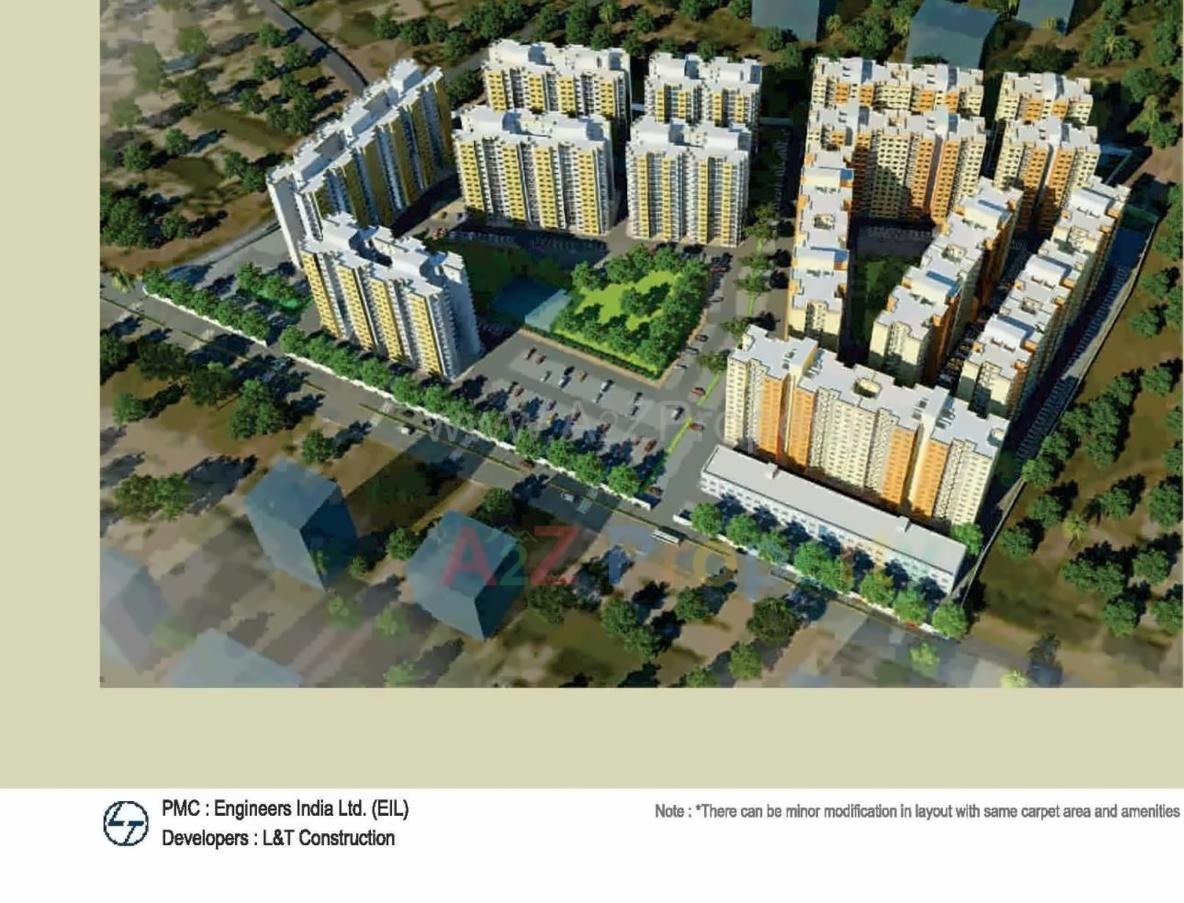 3D Elevation of real estate project 32 Shops + 476 Lig + 400 Lig + 120 Mig At Sanand located at Sanand, Ahmedabad, Gujarat