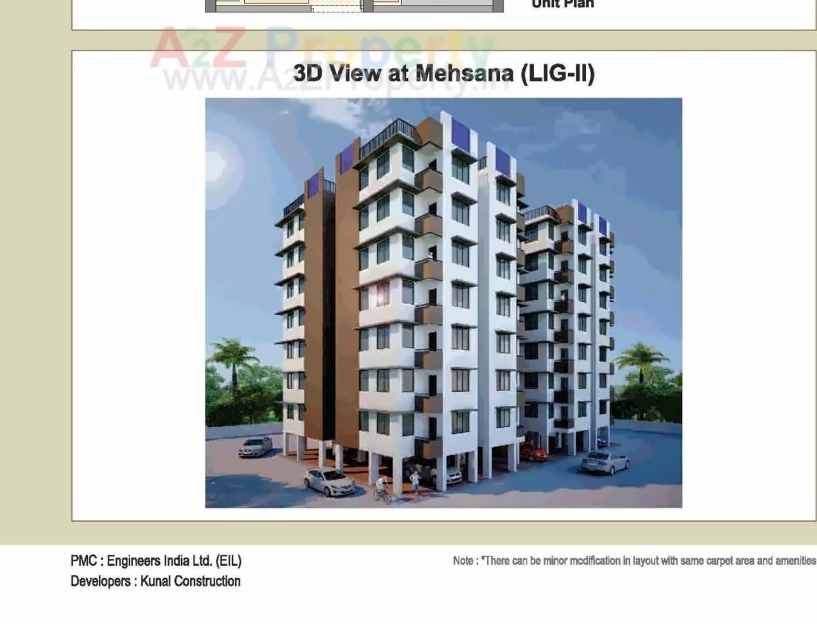 3D Elevation of real estate project 32 Shops + 476 Lig + 400 Lig + 120 Mig At Sanand located at Sanand, Ahmedabad, Gujarat