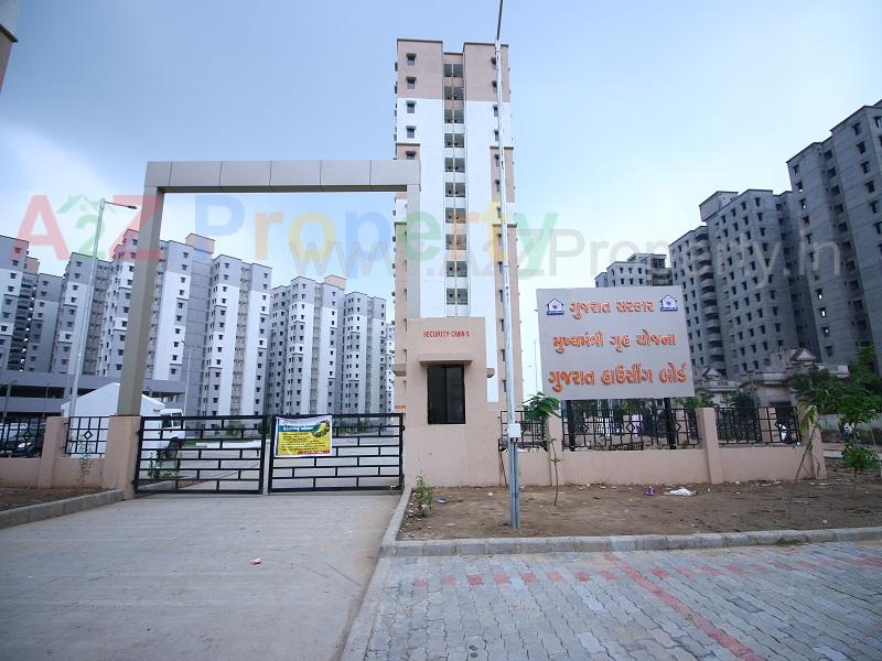 3D Elevation of real estate project 42 Shops + 548 Mig At Plot B, Gota located at Gota, Ahmedabad, Gujarat