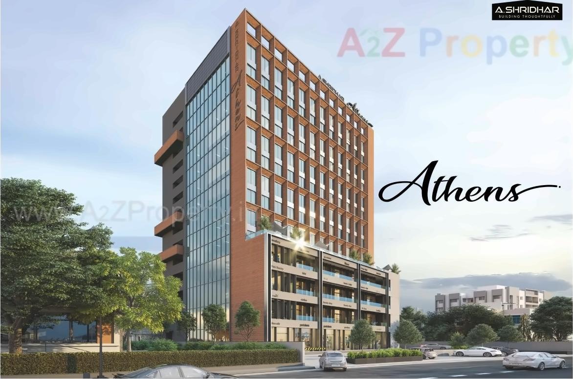 3D Elevation of real estate project A  Shridhar Athens located at Jodhpur, Ahmedabad, Gujarat