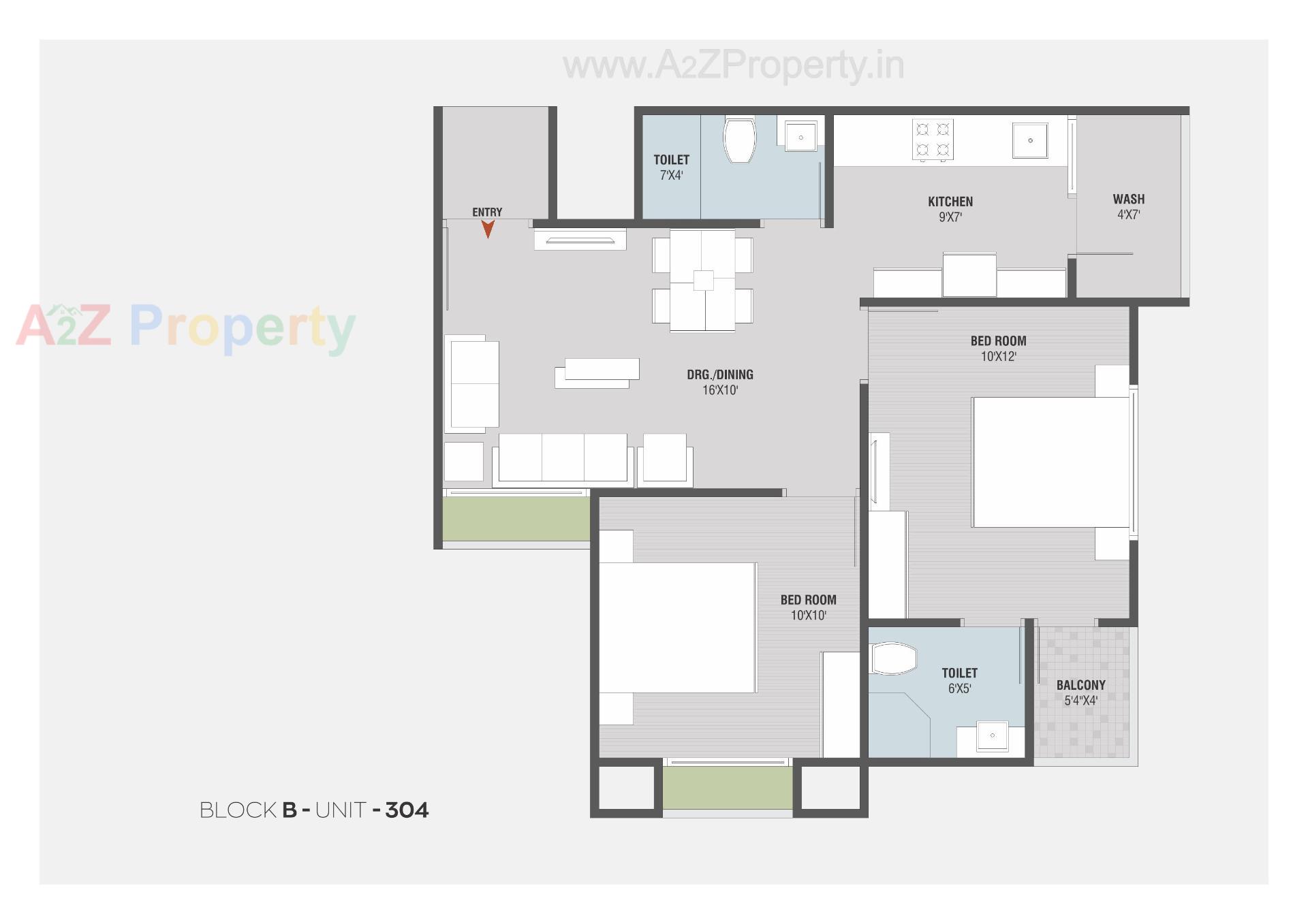 Layout of real estate project Aadhvan Rise located at Ghuma, Ahmedabad, Gujarat