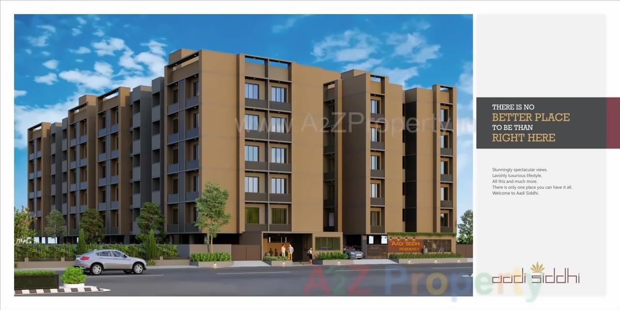 3D Elevation of real estate project Aadi Siddhi Residency located at Bopal, Ahmedabad, Gujarat