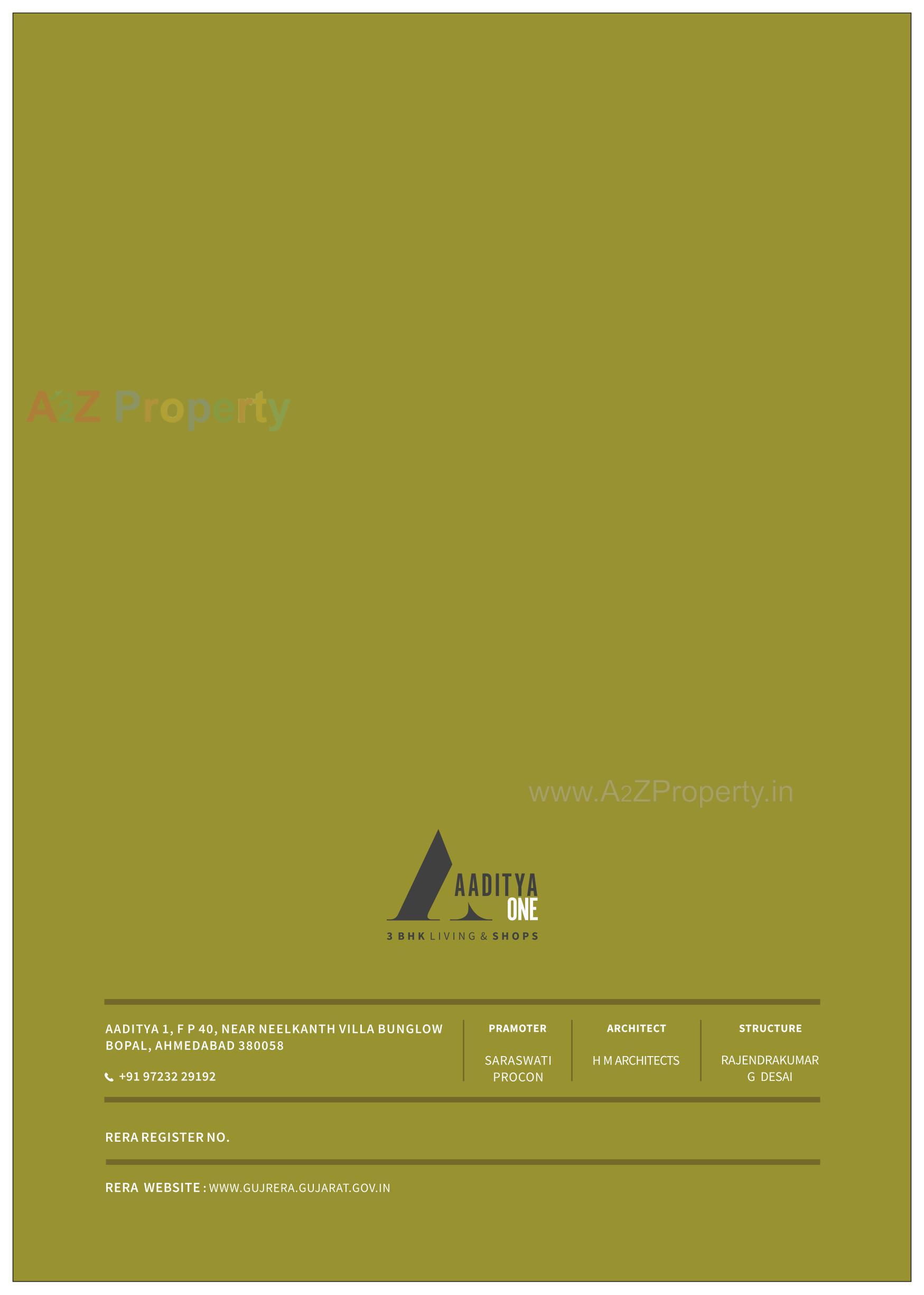  of real estate project Aaditya One located at Ahmedabad, Ahmedabad, Gujarat