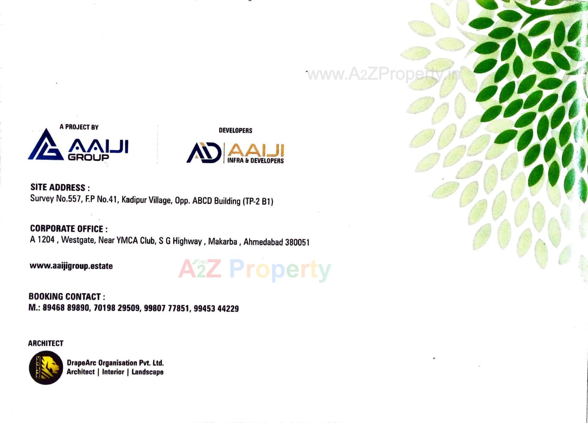  of real estate project Aaiji Residency located at Kadipur, Ahmedabad, Gujarat