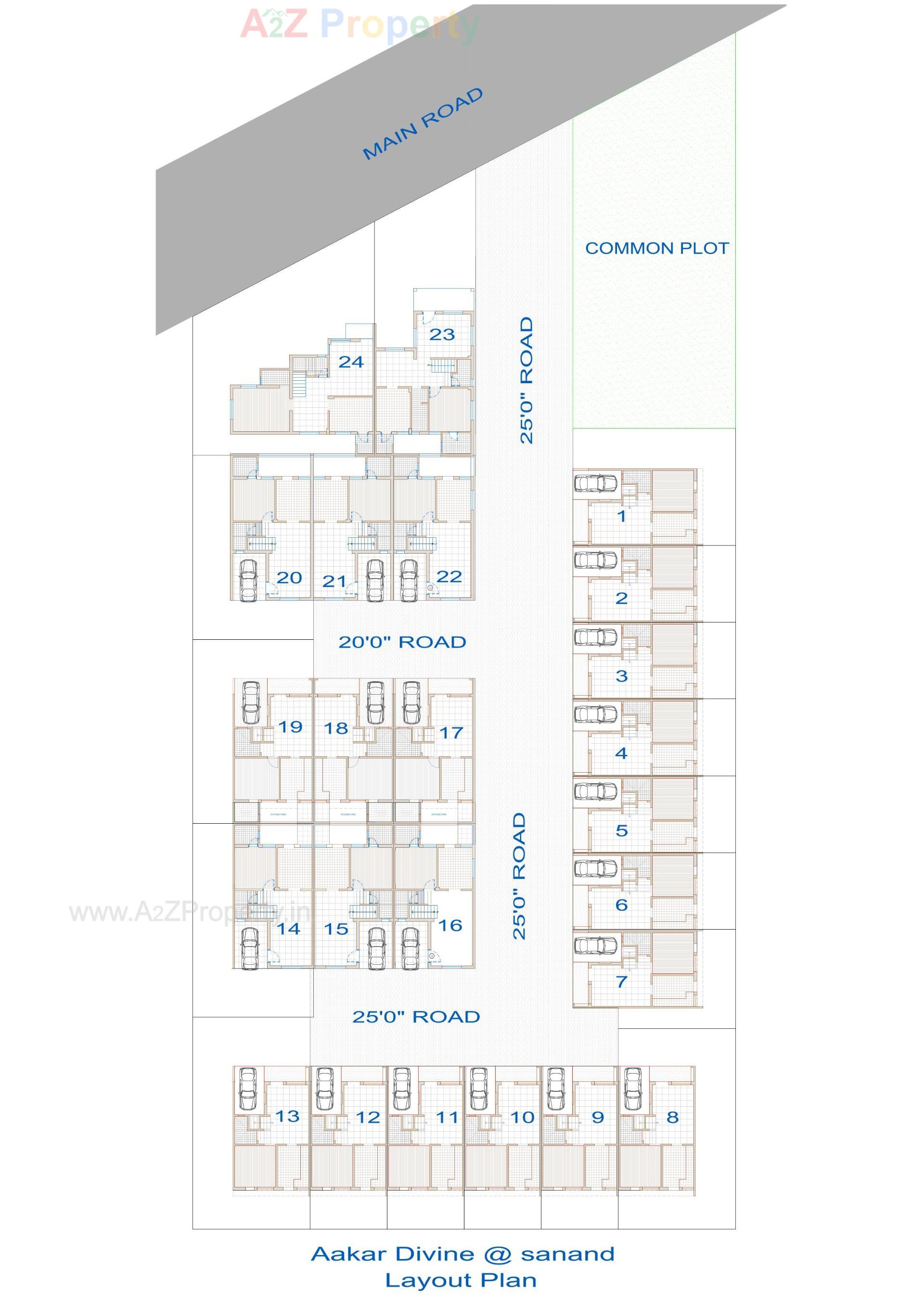  of real estate project Aakar Divine located at Sanand, Ahmedabad, Gujarat