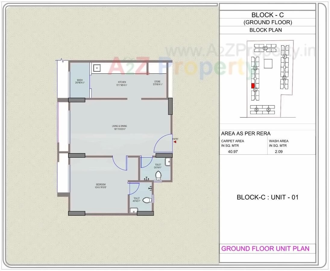 Layout of real estate project Aakash Homes located at Ahmedabad, Ahmedabad, Gujarat