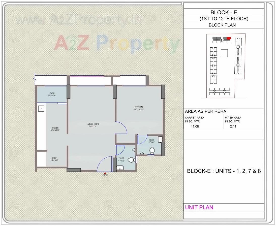 Layout of real estate project Aakash Homes located at Ahmedabad, Ahmedabad, Gujarat