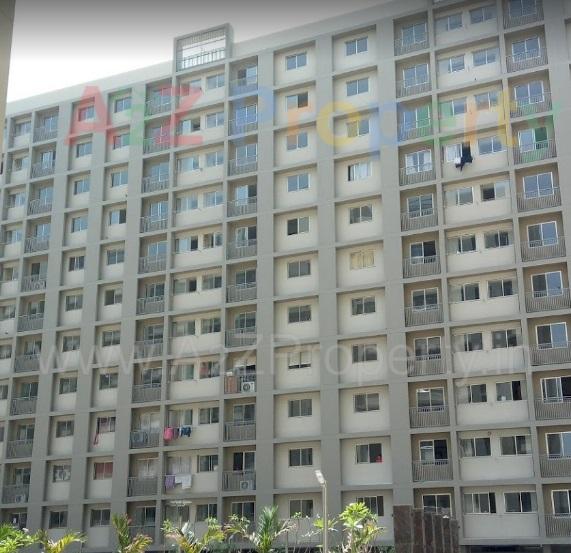 3D Elevation of real estate project Aakash Residency located at Shela, Ahmedabad, Gujarat