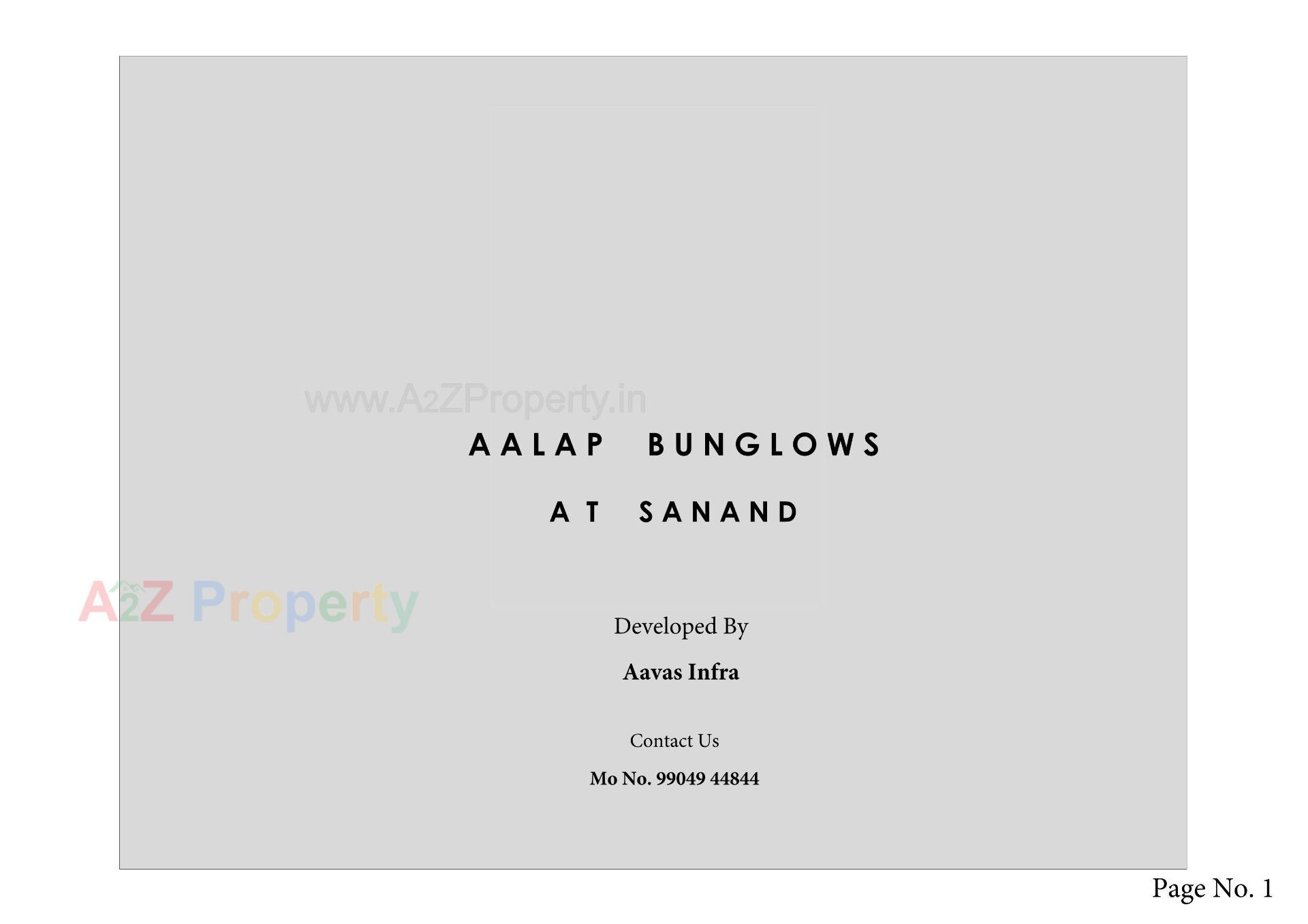  of real estate project Aalap Bunglows located at Sanand, Ahmedabad, Gujarat