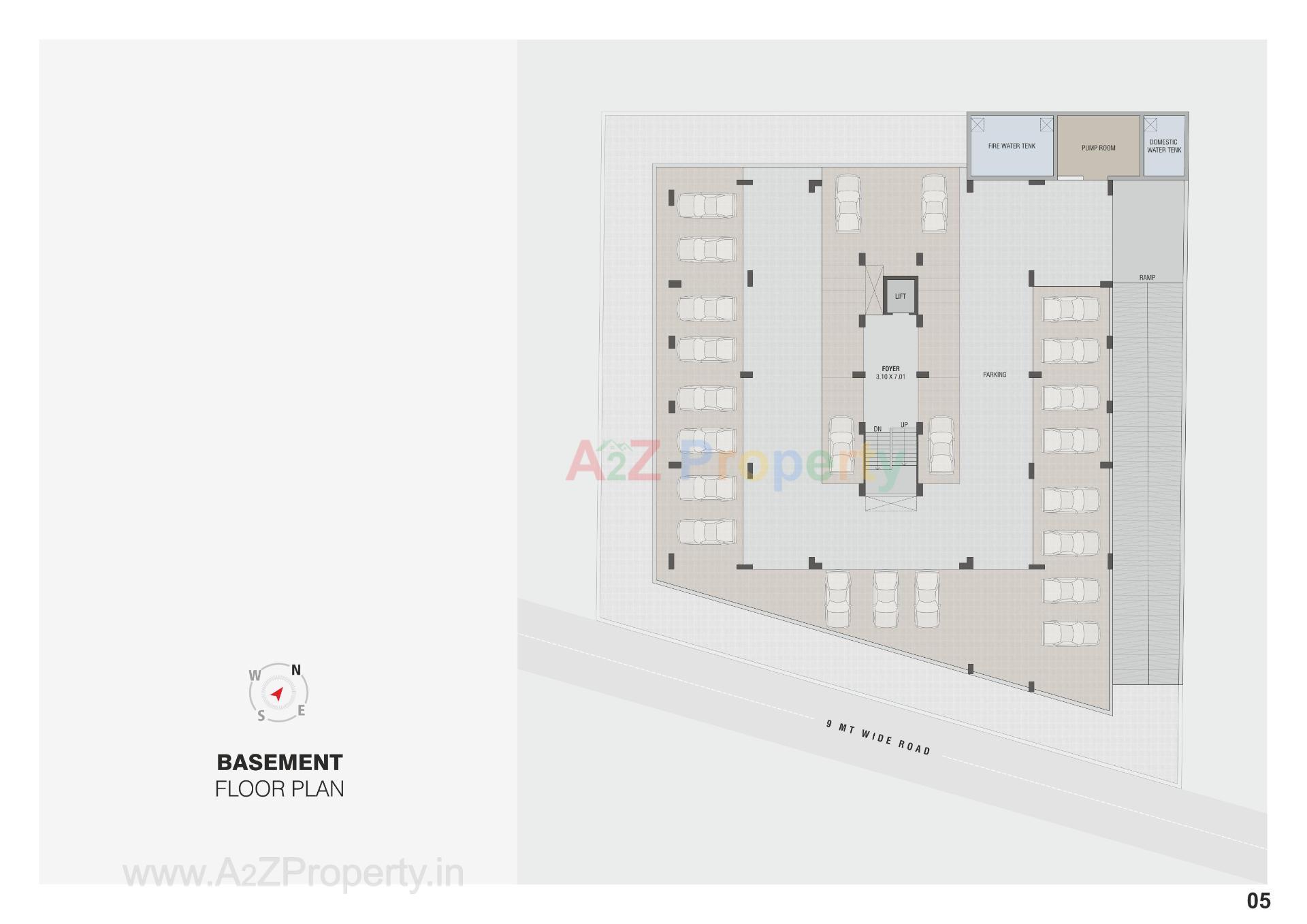 Layout of real estate project Aalay located at Sola, Ahmedabad, Gujarat