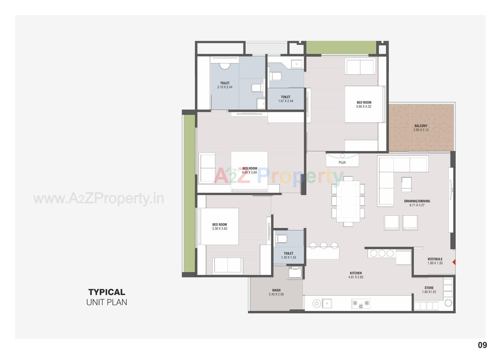 Layout of real estate project Aalay located at Sola, Ahmedabad, Gujarat
