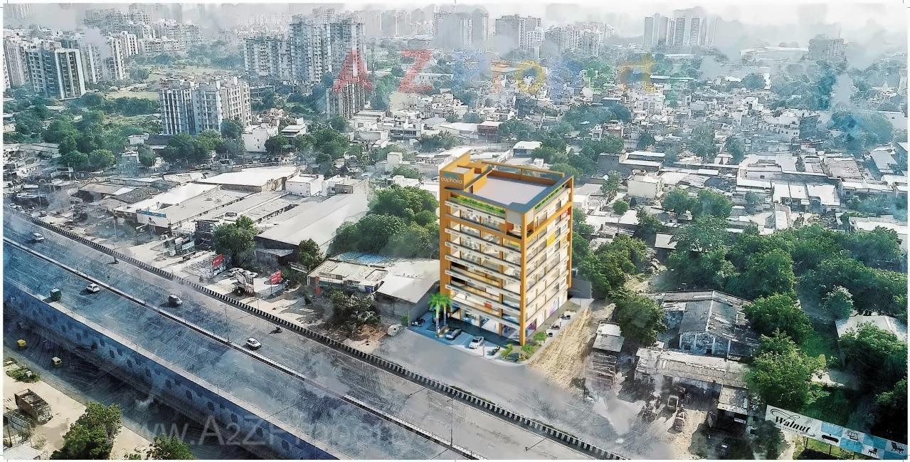 3D Elevation of real estate project Aalps Euphoria located at Gota, Ahmedabad, Gujarat