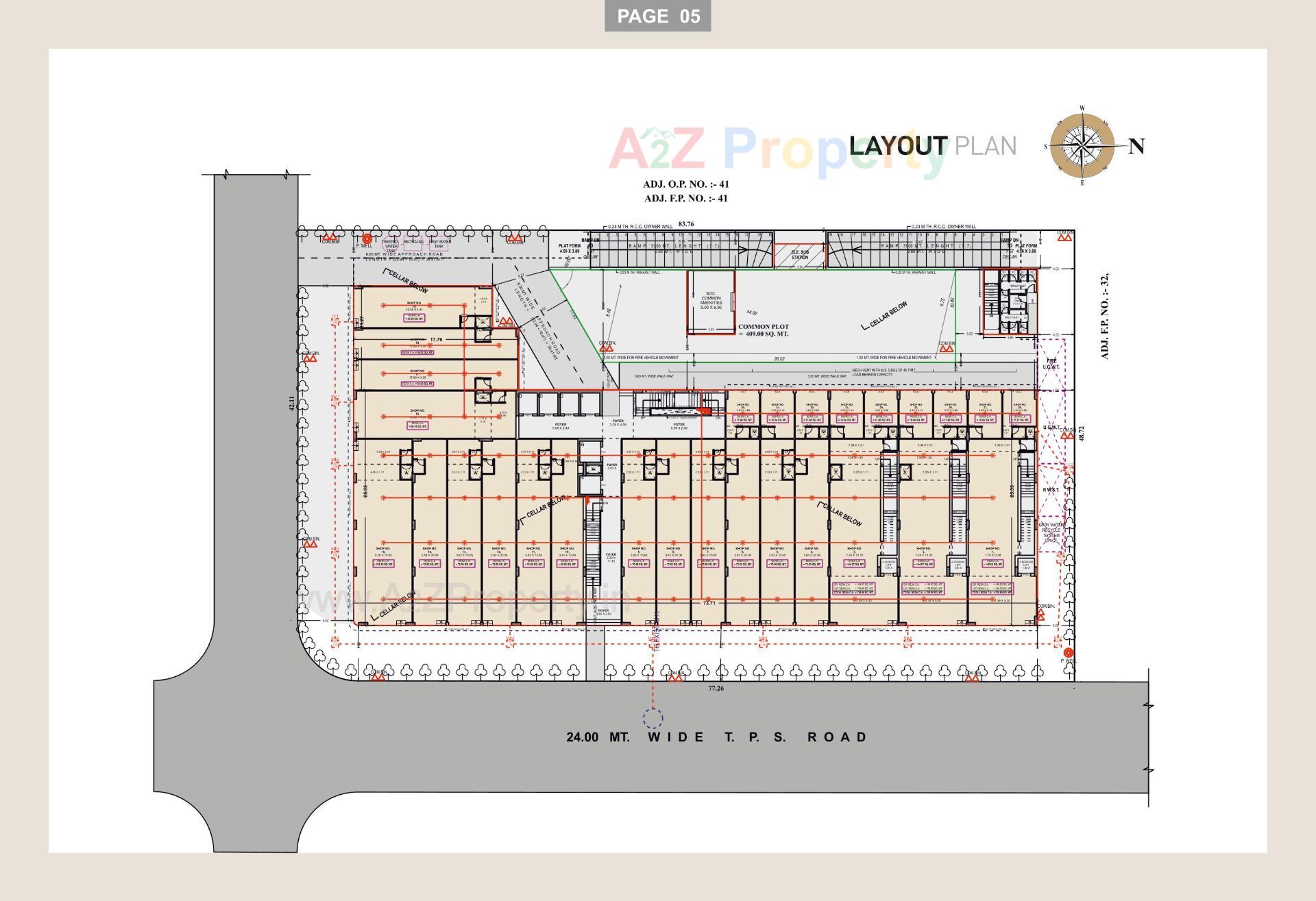 Layout of real estate project Aamrakunj Ariket located at Ahmedabad, Ahmedabad, Gujarat