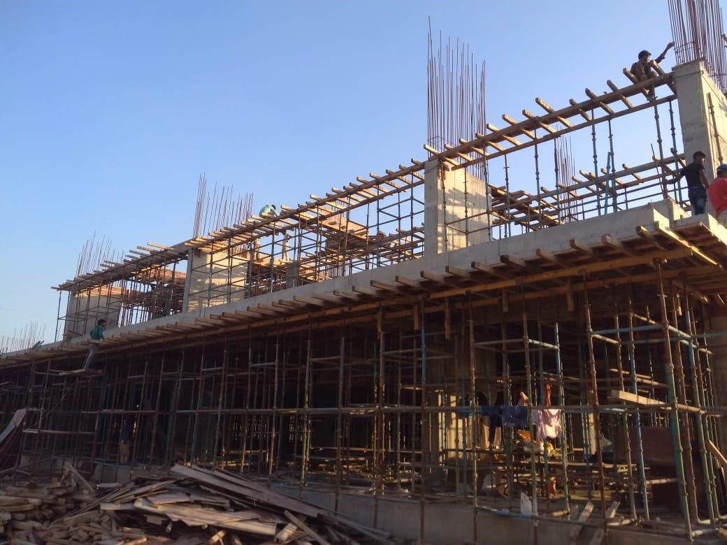 195063_const of real estate project Aamrakunj Arne located at Chandkheda, Ahmedabad, Gujarat