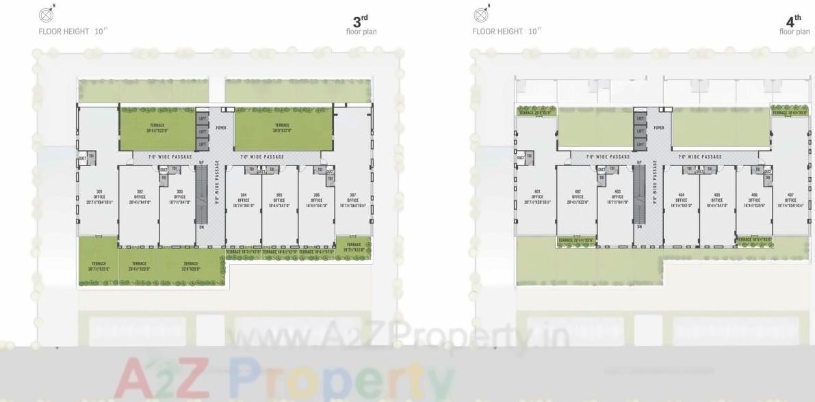 Layout of real estate project Aamrakunj Avis located at City, Ahmedabad, Gujarat