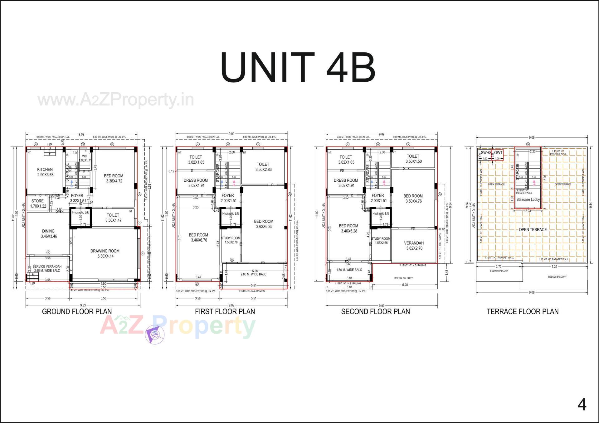 Layout of real estate project Aangi Bunglows located at Paldi, Ahmedabad, Gujarat