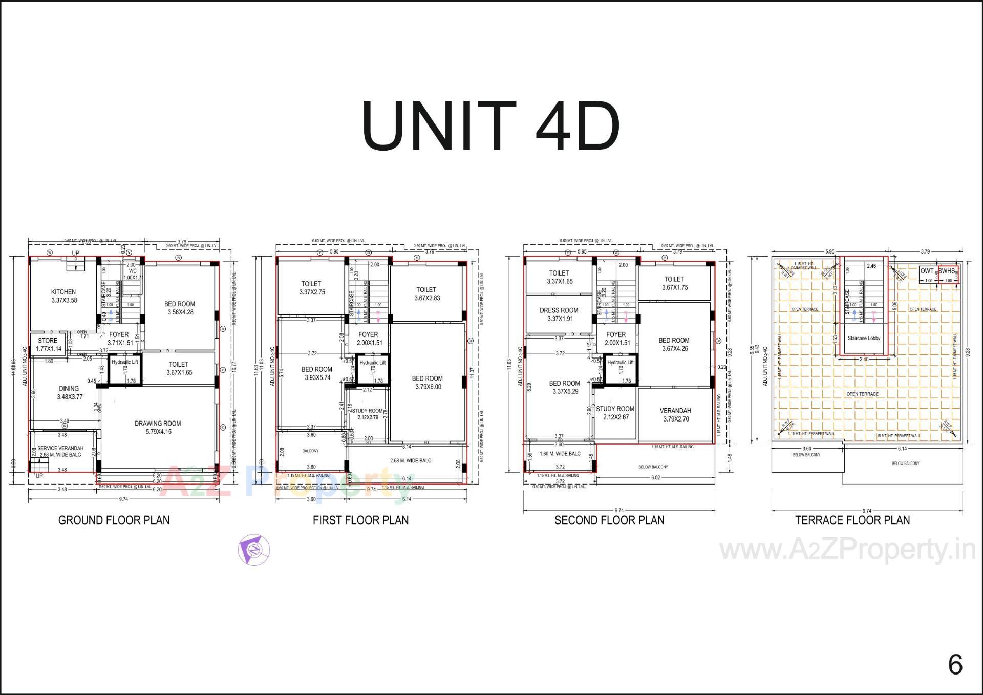 Layout of real estate project Aangi Bunglows located at Paldi, Ahmedabad, Gujarat