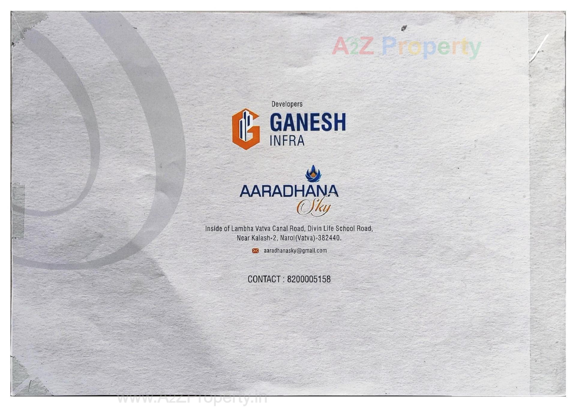  of real estate project Aaradhana Sky located at Vatva, Ahmedabad, Gujarat