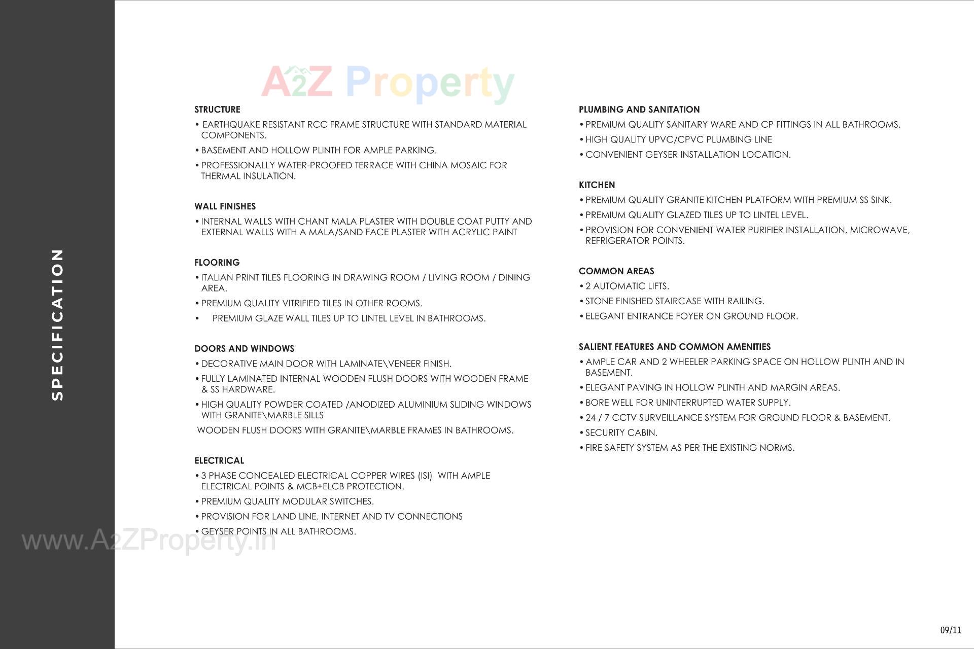  of real estate project Aaradhya Elegance located at Changispur, Ahmedabad, Gujarat