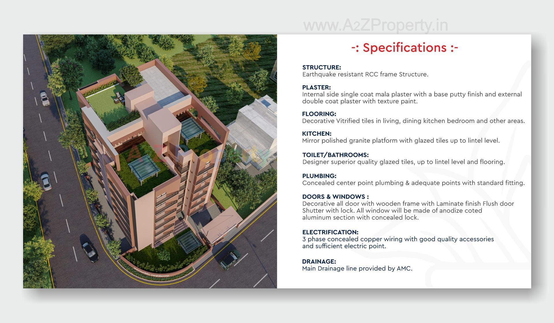  of real estate project Aarambh Residency located at Vastral, Ahmedabad, Gujarat