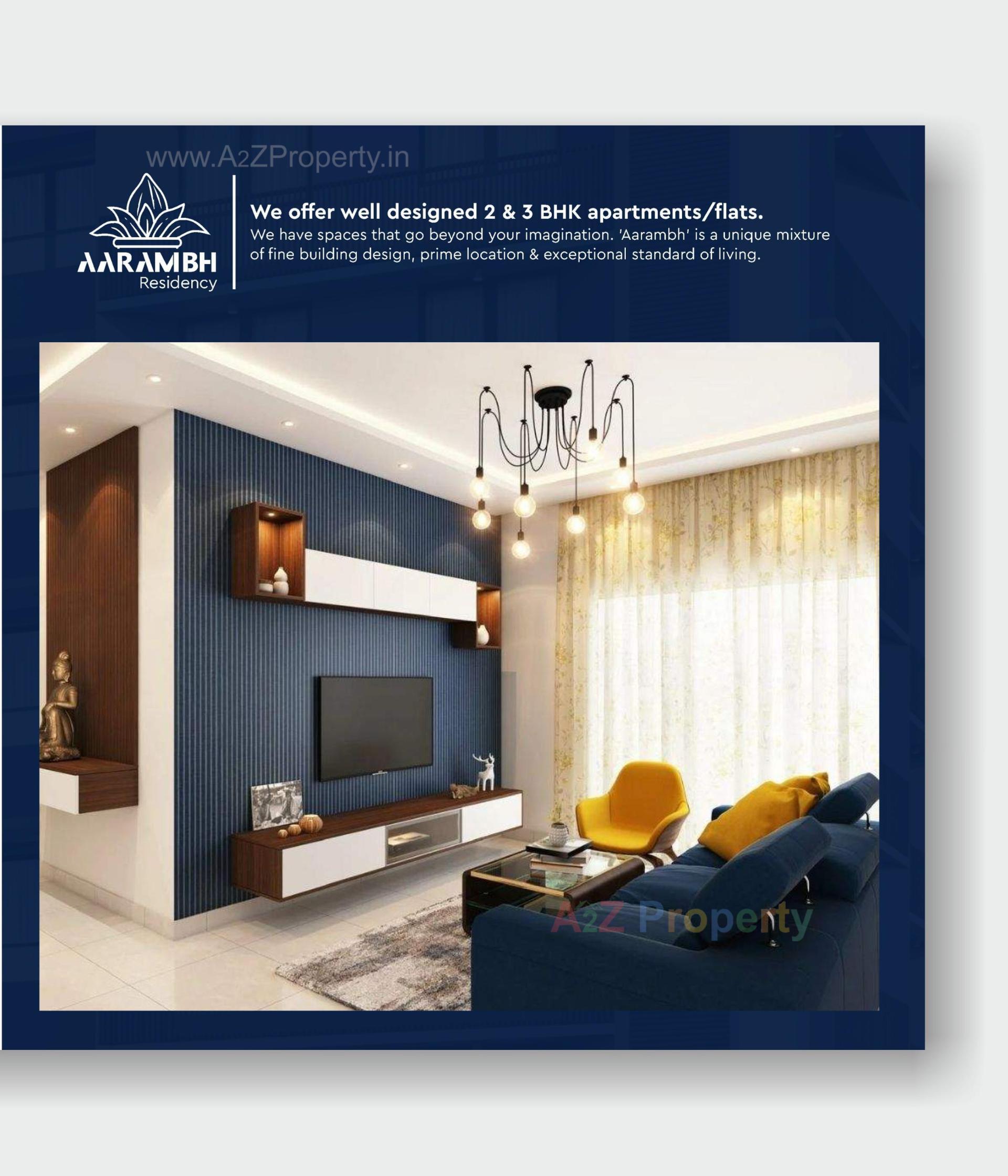 3D Elevation of real estate project Aarambh Residency located at Vastral, Ahmedabad, Gujarat