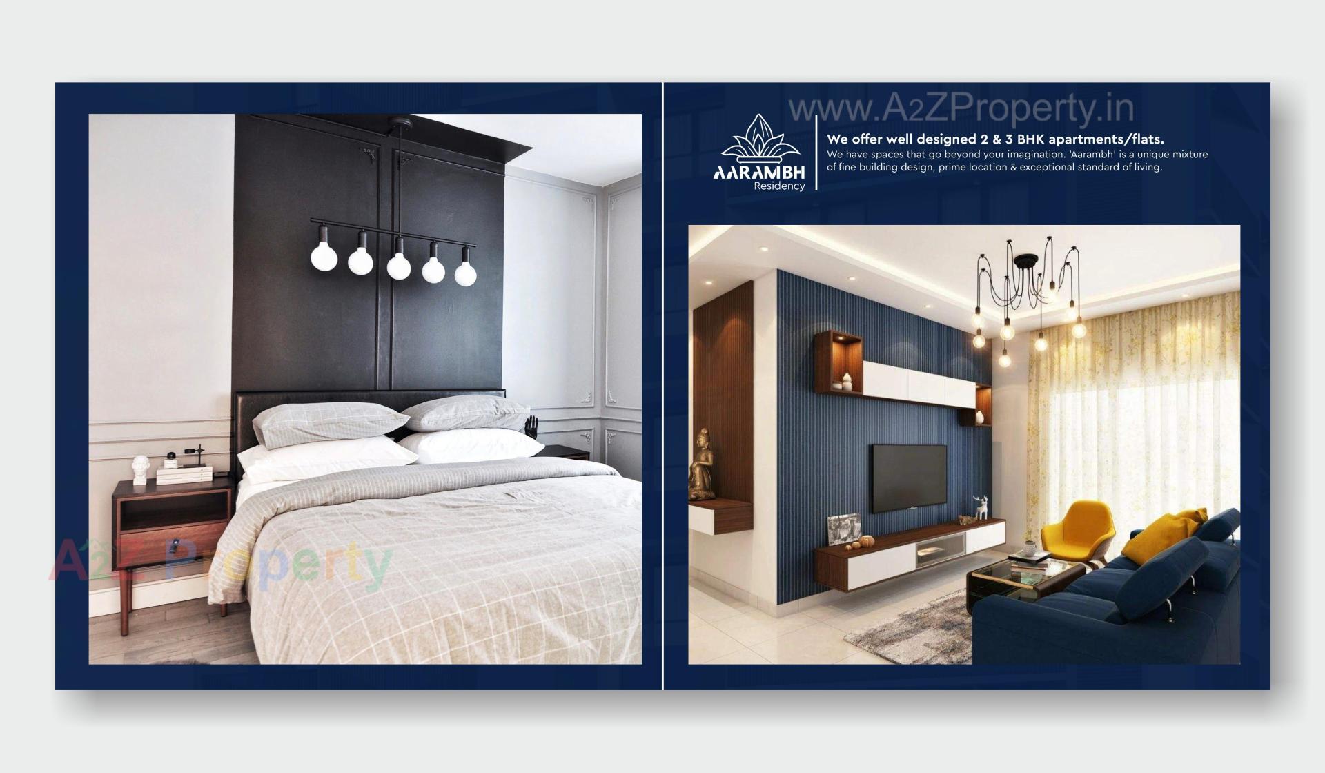 3D Elevation of real estate project Aarambh Residency located at Vastral, Ahmedabad, Gujarat