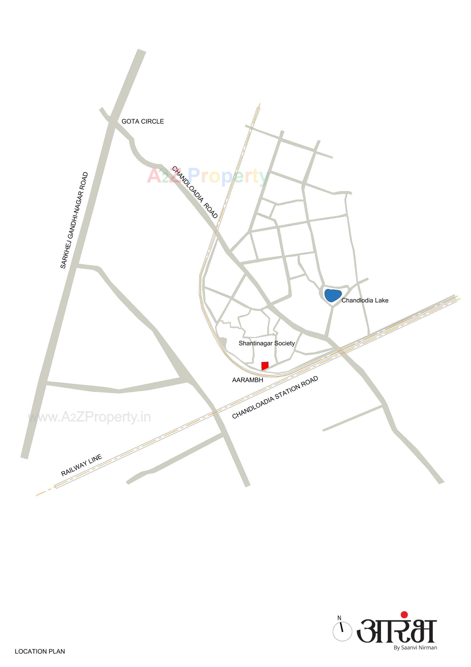  of real estate project Aarambh located at Chandlodiya, Ahmedabad, Gujarat