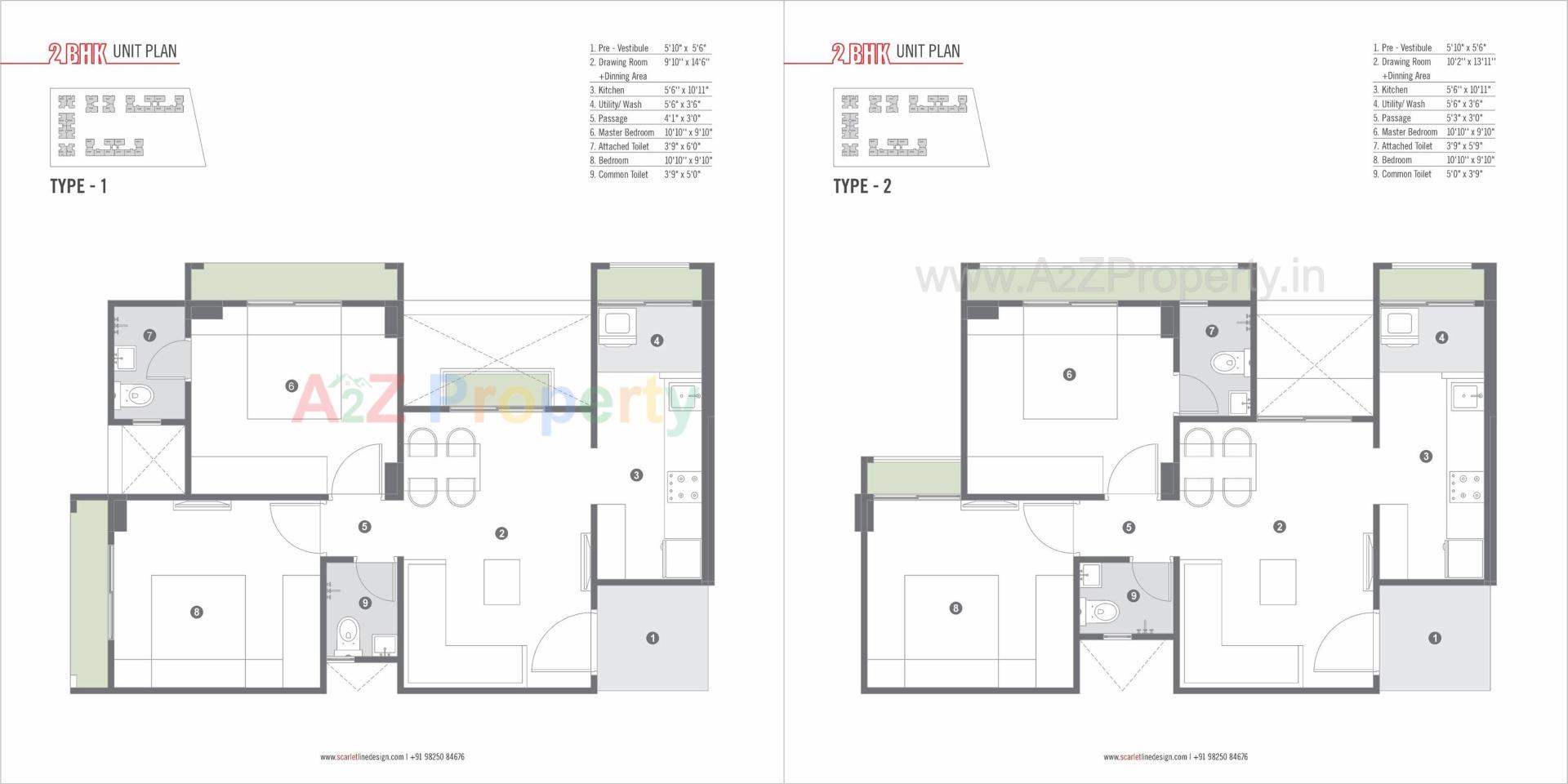Layout of real estate project Aarambh located at Fatehwadi, Ahmedabad, Gujarat