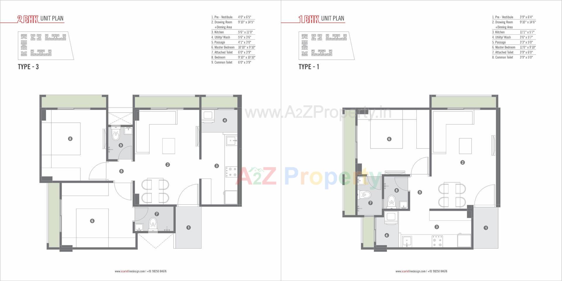 Layout of real estate project Aarambh located at Fatehwadi, Ahmedabad, Gujarat