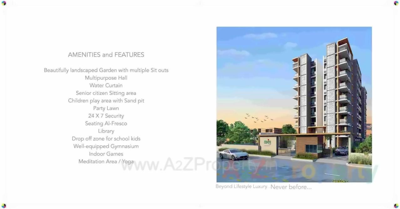 3D Elevation of real estate project Aarambh located at Chandkheda, Ahmedabad, Gujarat