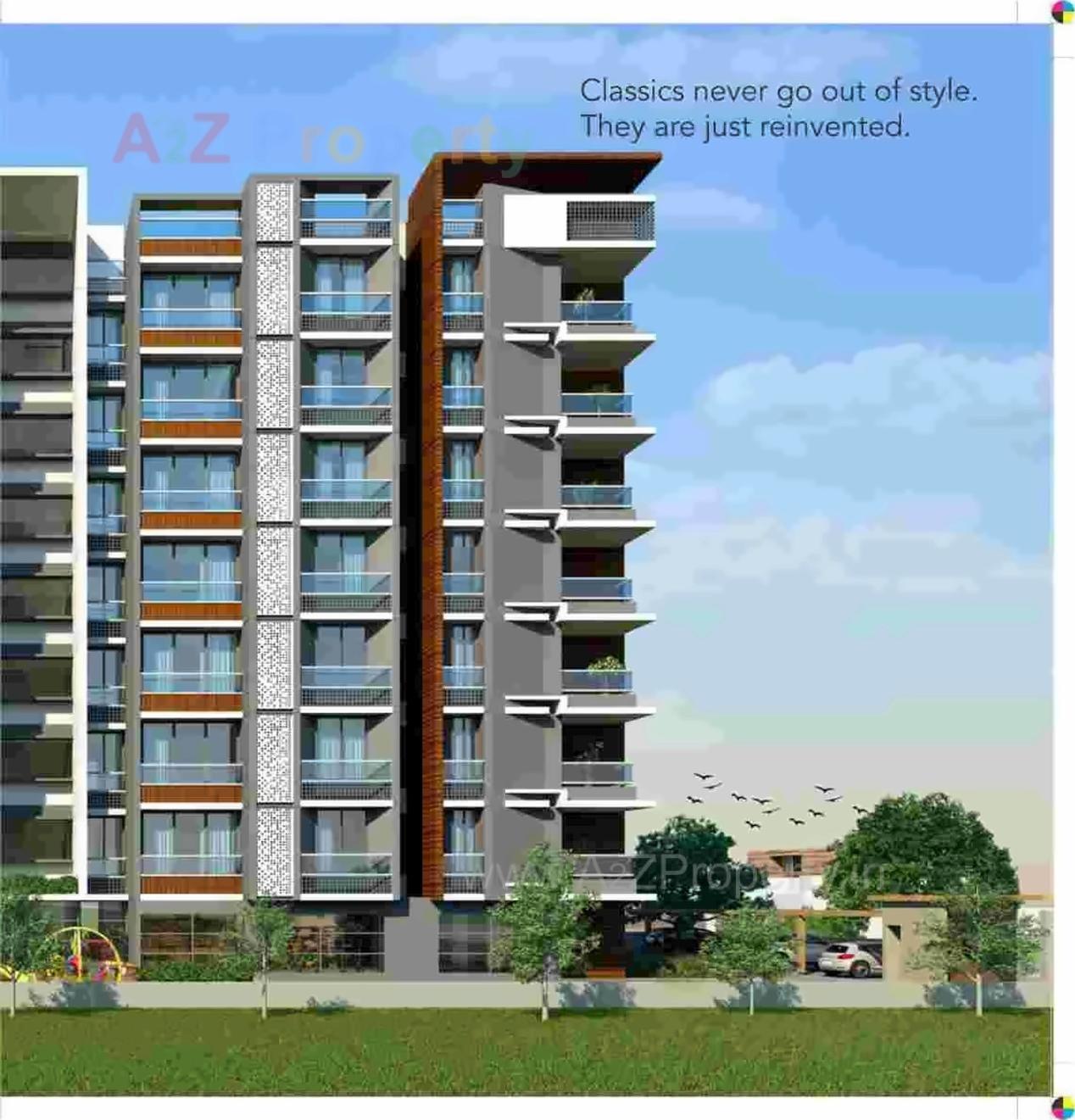 3D Elevation of real estate project Aarambh located at Chandkheda, Ahmedabad, Gujarat
