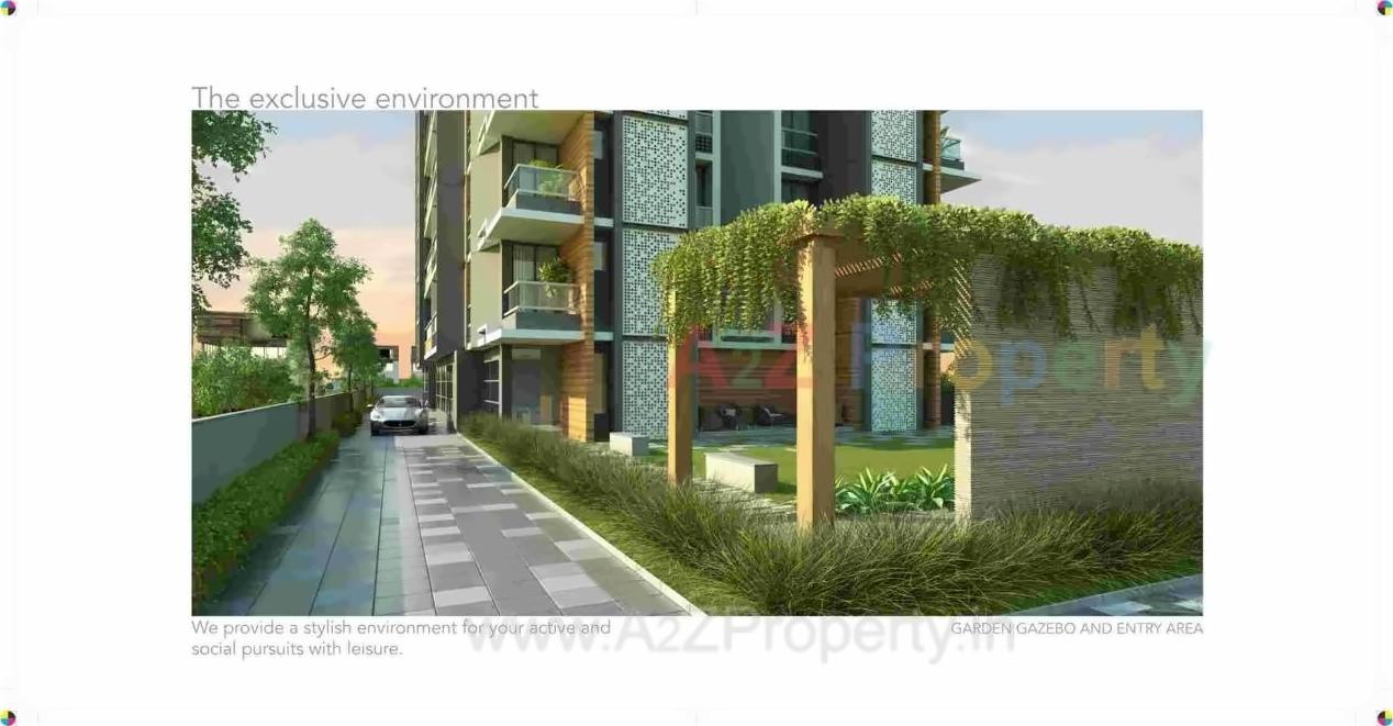 3D Elevation of real estate project Aarambh located at Chandkheda, Ahmedabad, Gujarat