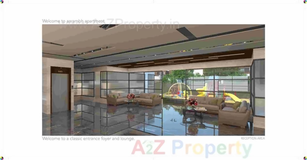 3D Elevation of real estate project Aarambh located at Chandkheda, Ahmedabad, Gujarat