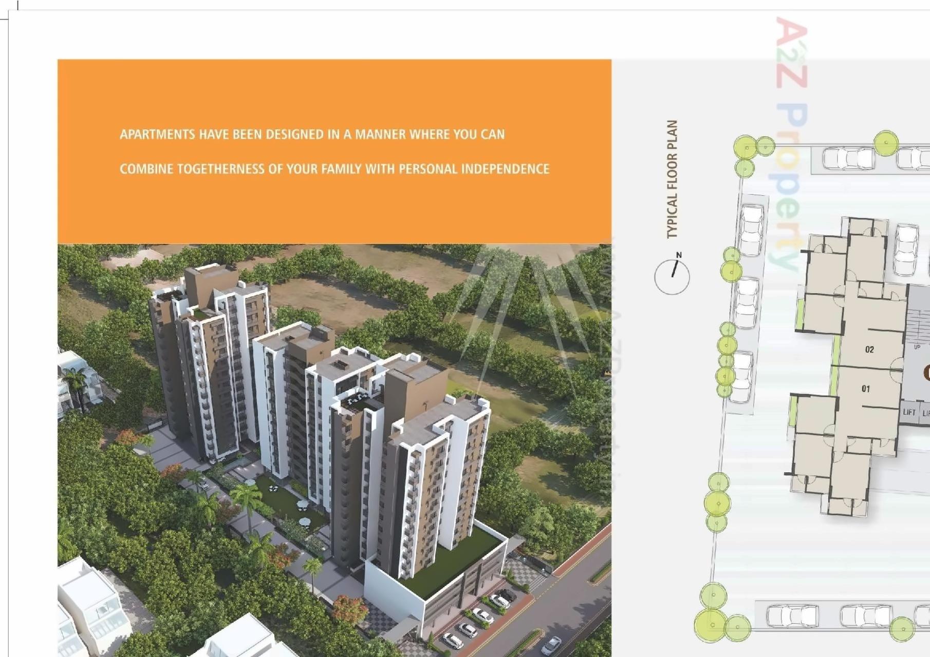  of real estate project Aaravi 1 located at Bopal, Ahmedabad, Gujarat