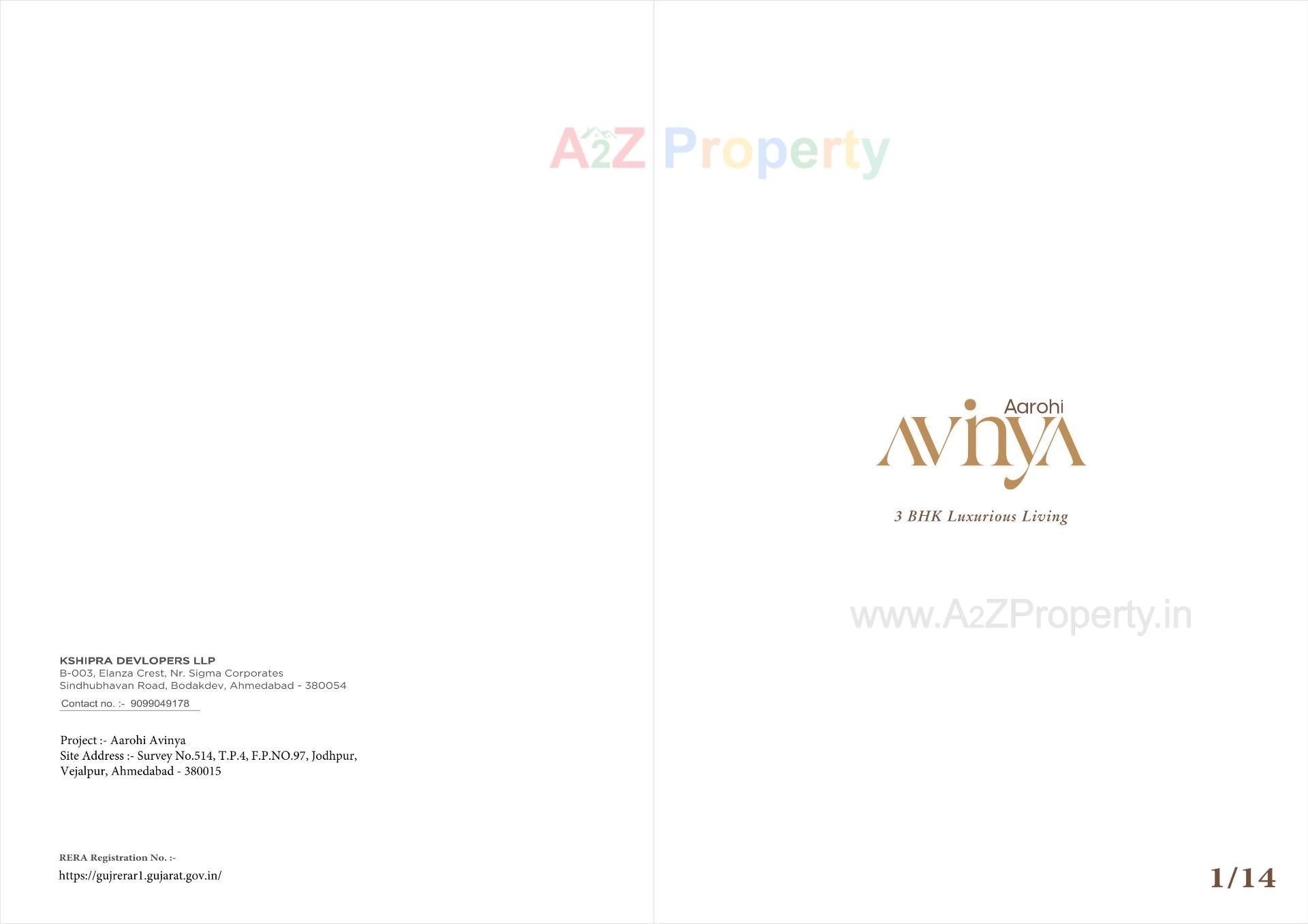  of real estate project Aarohi Avinya located at Jodhpur, Ahmedabad, Gujarat