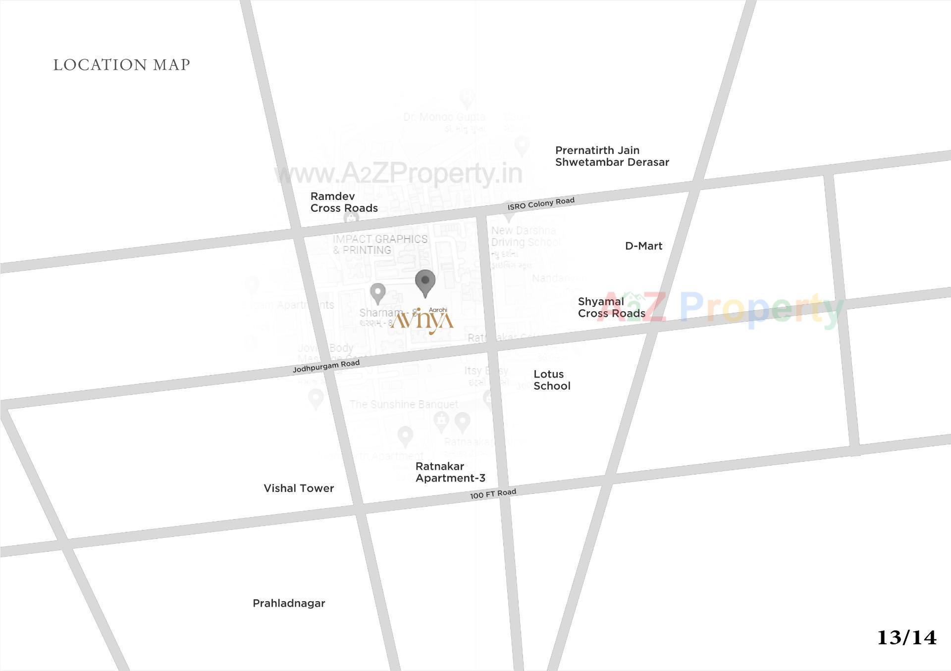  of real estate project Aarohi Avinya located at Jodhpur, Ahmedabad, Gujarat