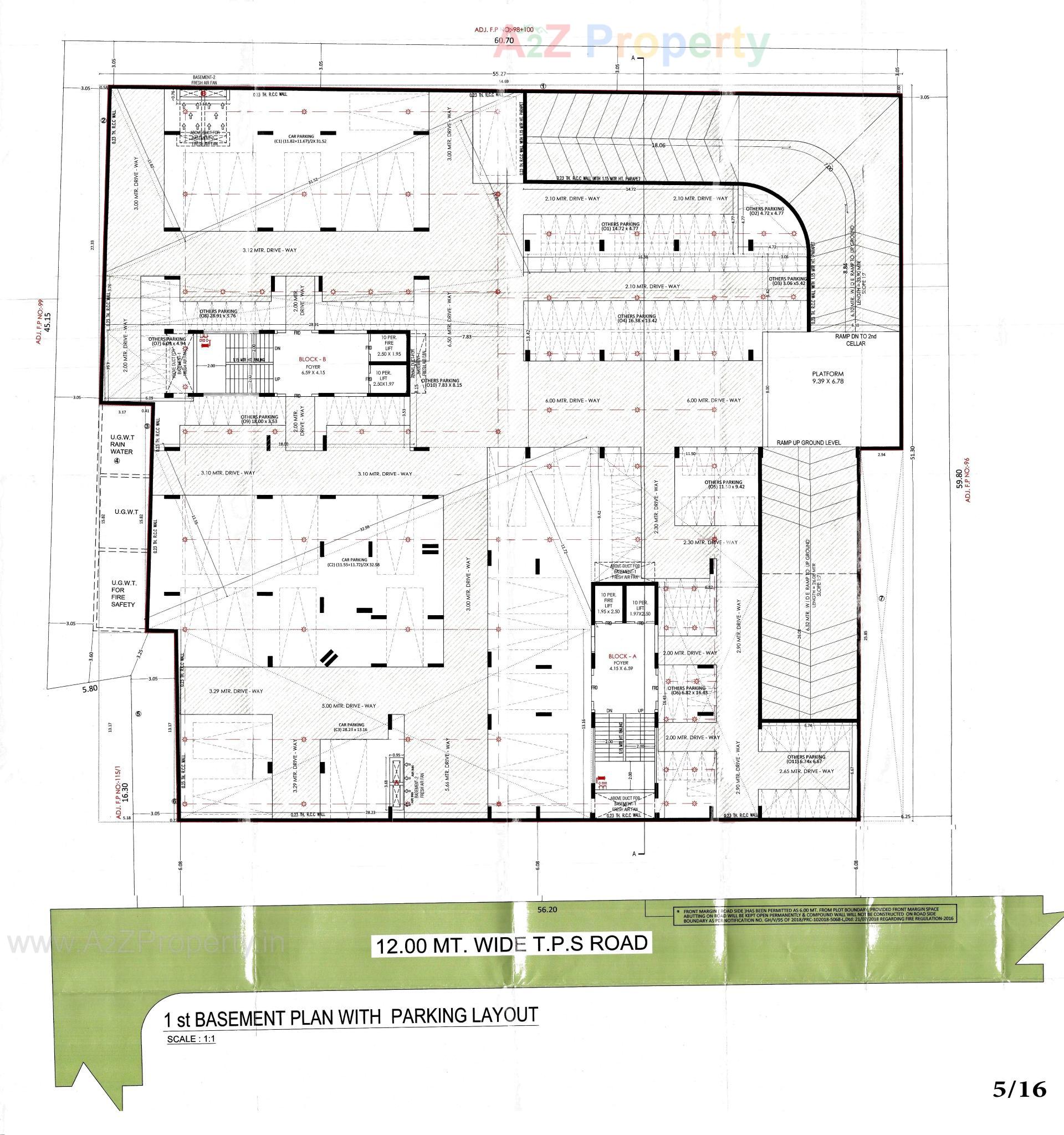 Layout of real estate project Aarohi Avinya located at Jodhpur, Ahmedabad, Gujarat