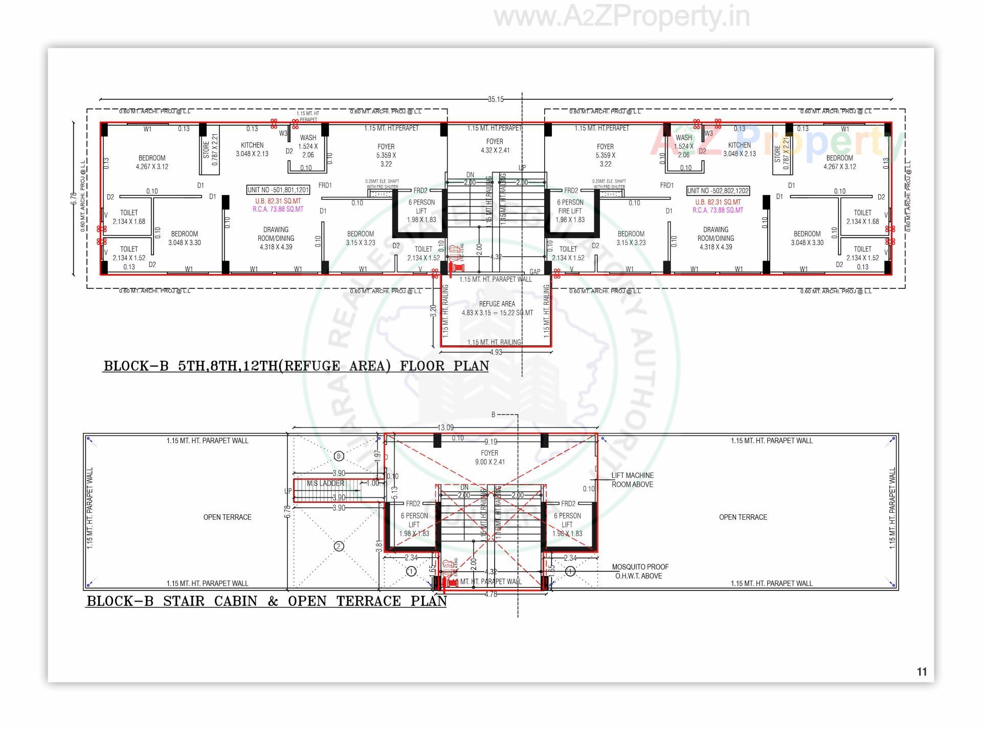 Layout of real estate project Aarohi Shivalay located at Chandkheda, Ahmedabad, Gujarat