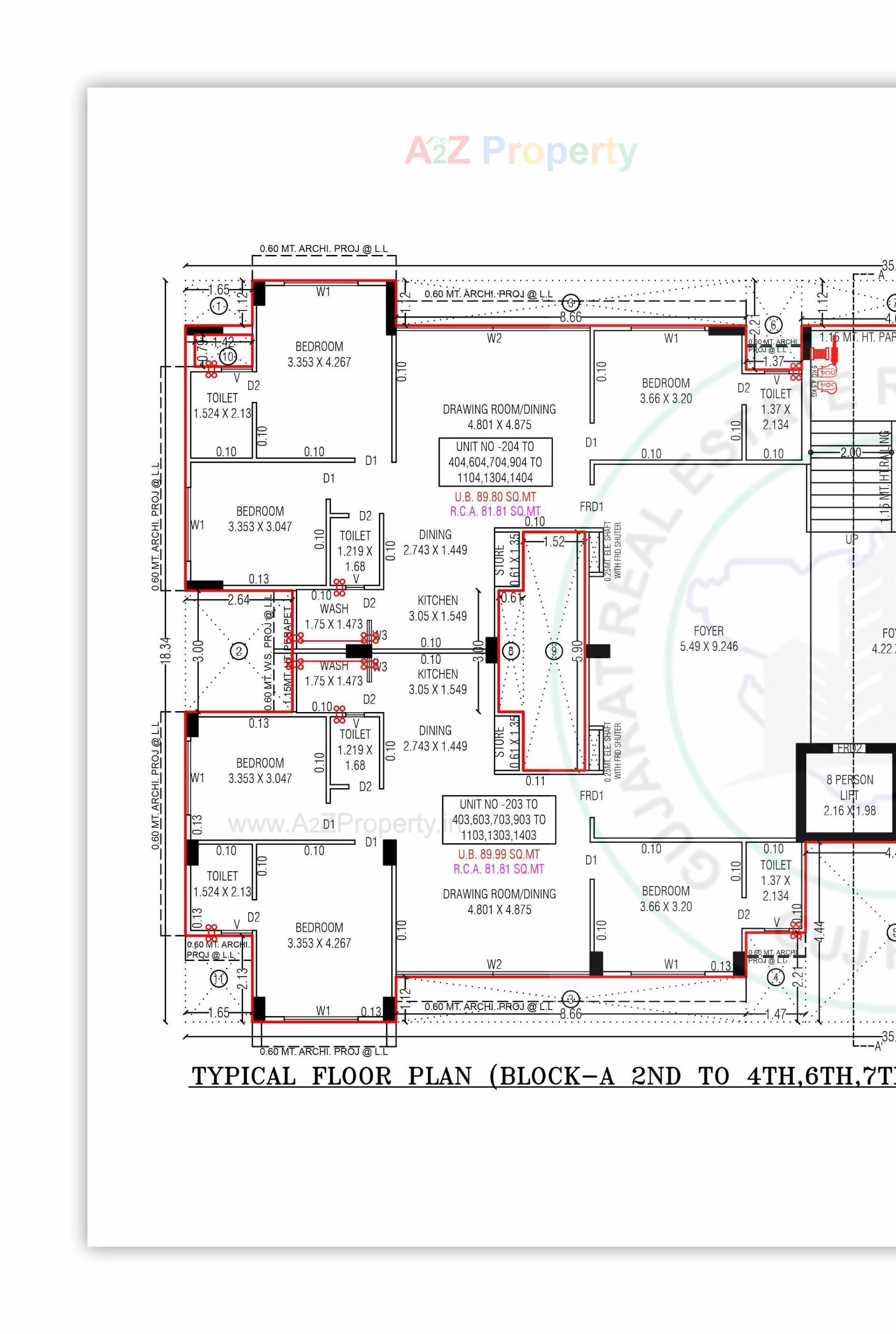 Layout of real estate project Aarohi Shivalay located at Chandkheda, Ahmedabad, Gujarat