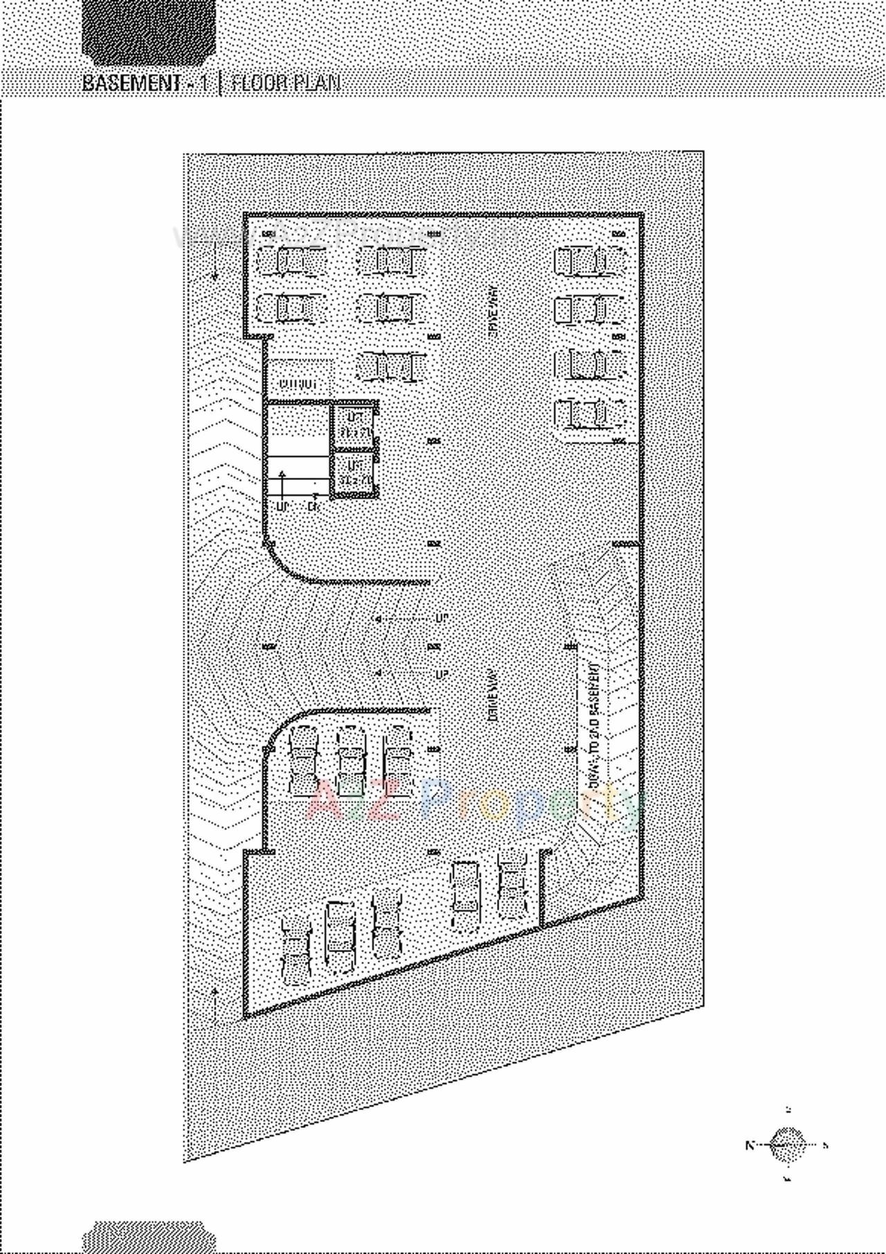 Layout of real estate project Aarohi Verve located at Ambli, Ahmedabad, Gujarat