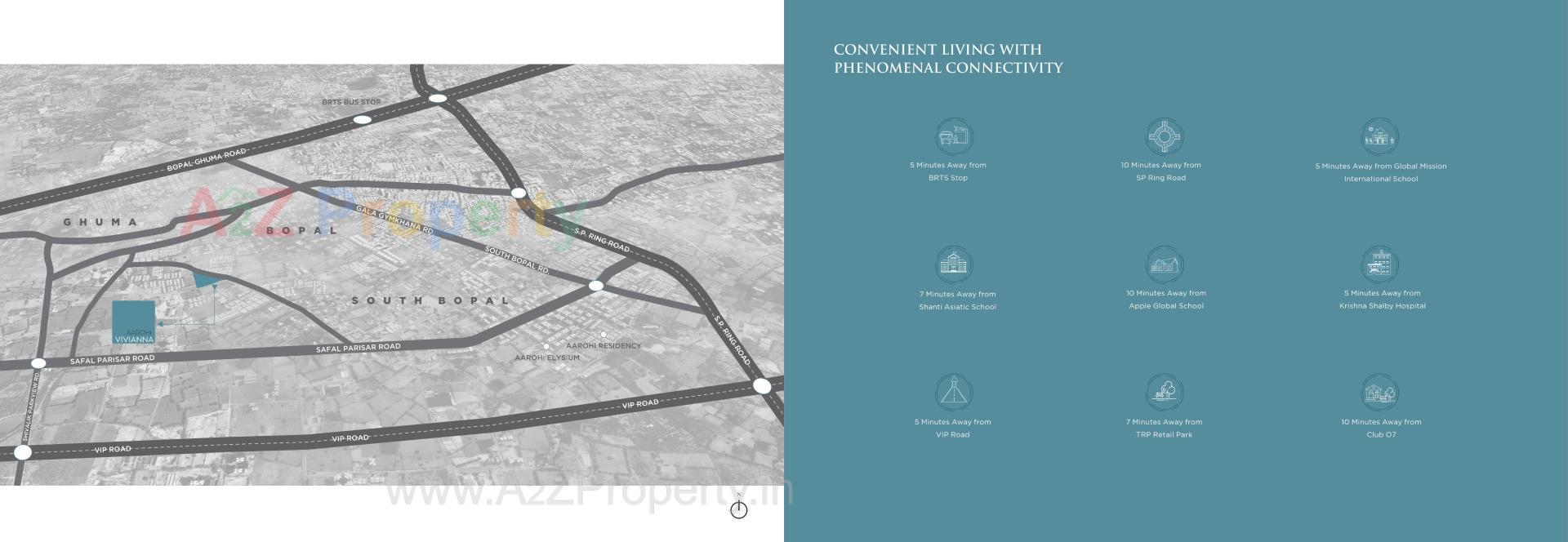  of real estate project Aarohi Vivianna located at Ghuma, Ahmedabad, Gujarat