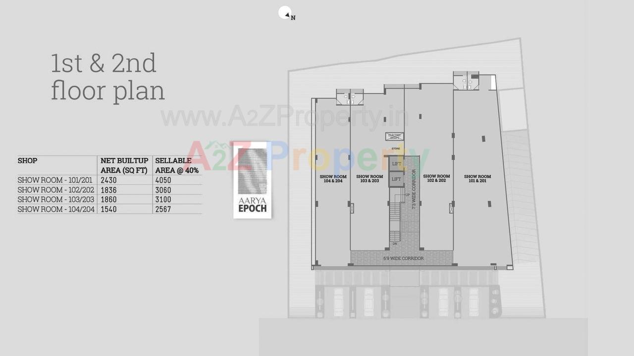 Aarya_epoch_layout_and_plan_1_2_floor_plan of real estate project Aarya Epoch located at City, Ahmedabad, Gujarat