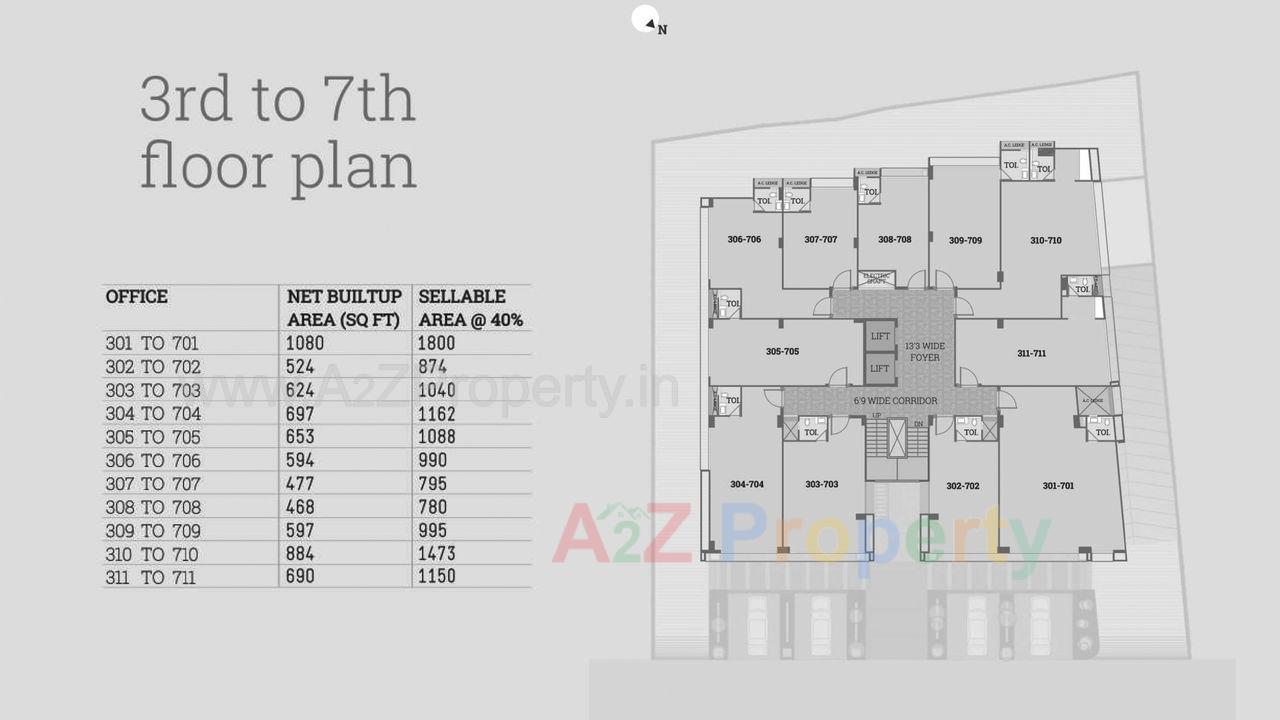 Aarya_epoch_layout_and_plan_3_7_floor_plan of real estate project Aarya Epoch located at City, Ahmedabad, Gujarat