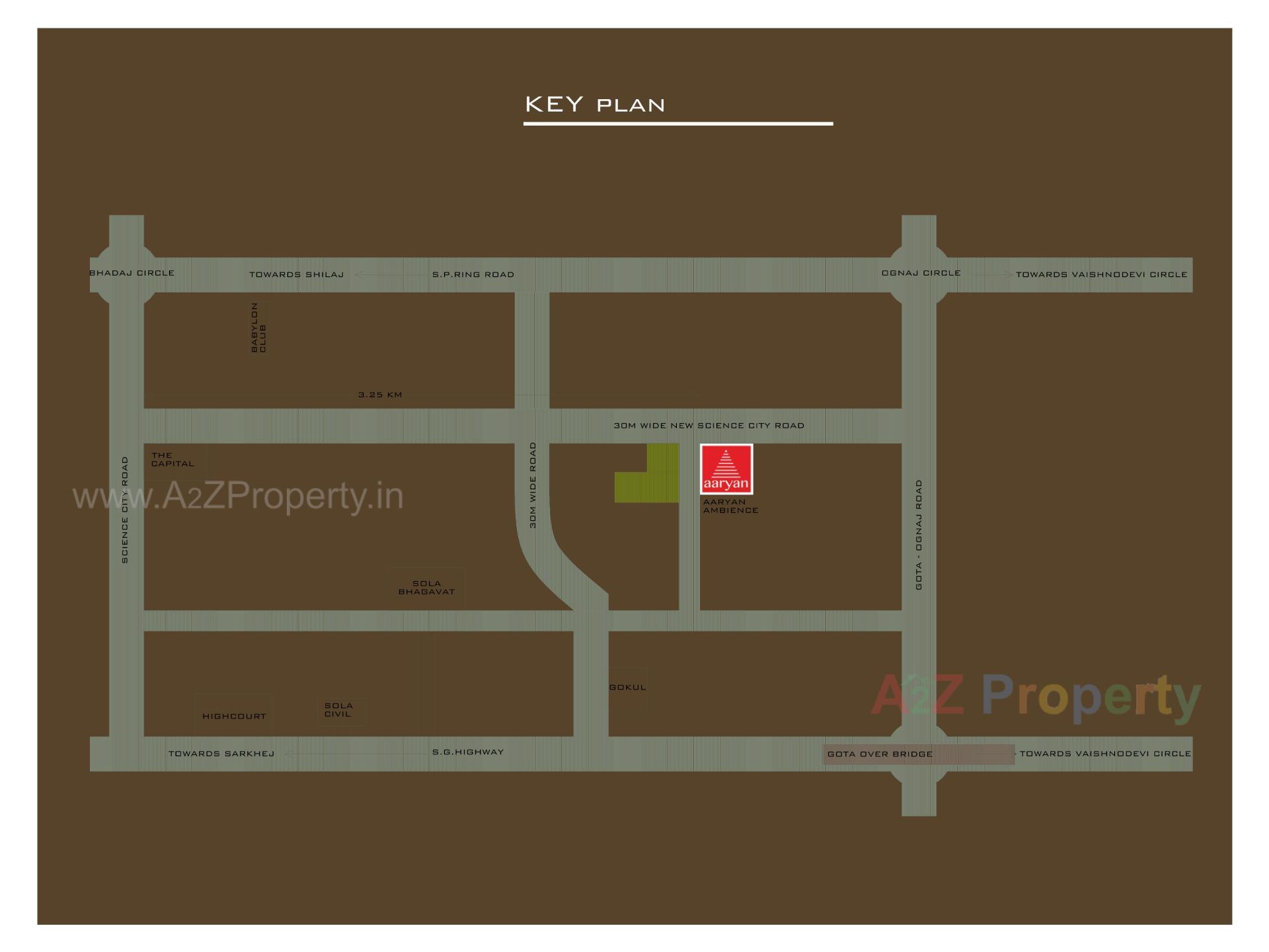  of real estate project Aaryan Ambience located at Gota, Ahmedabad, Gujarat