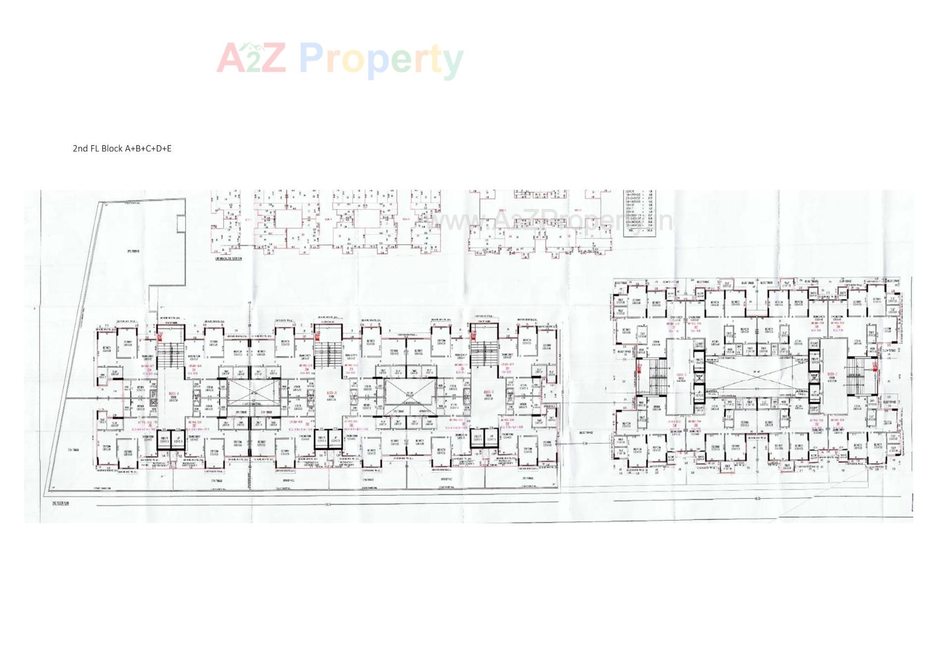 Layout of real estate project Aaryan Aviskaar located at Ahmedabad, Ahmedabad, Gujarat